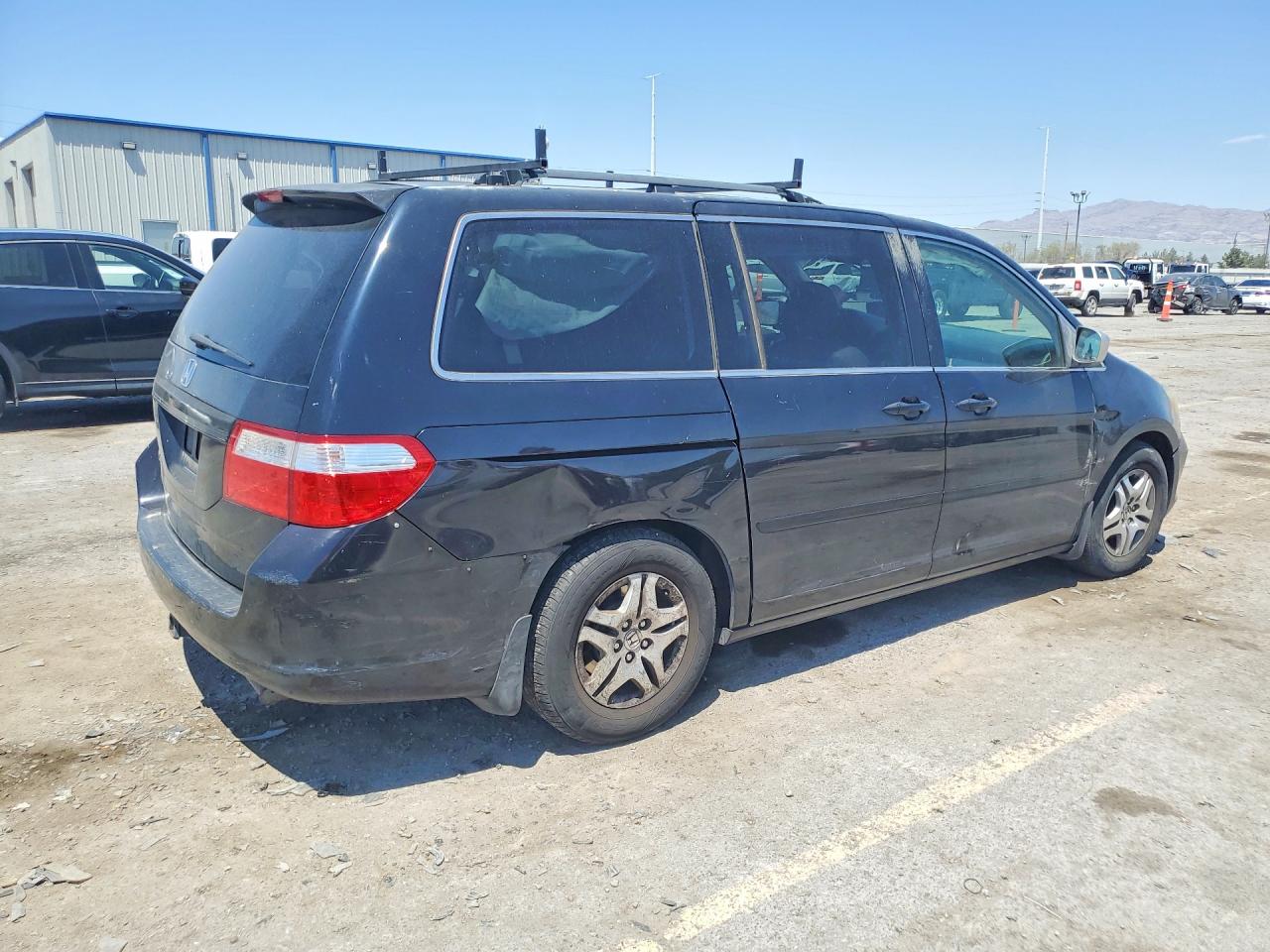 2006 Honda Odyssey Exl Black vin: 5FNRL38676B044340