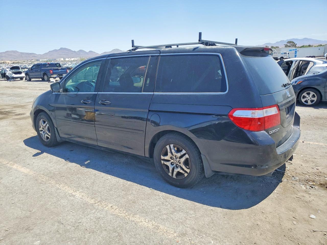 2006 Honda Odyssey Exl Black vin: 5FNRL38676B044340
