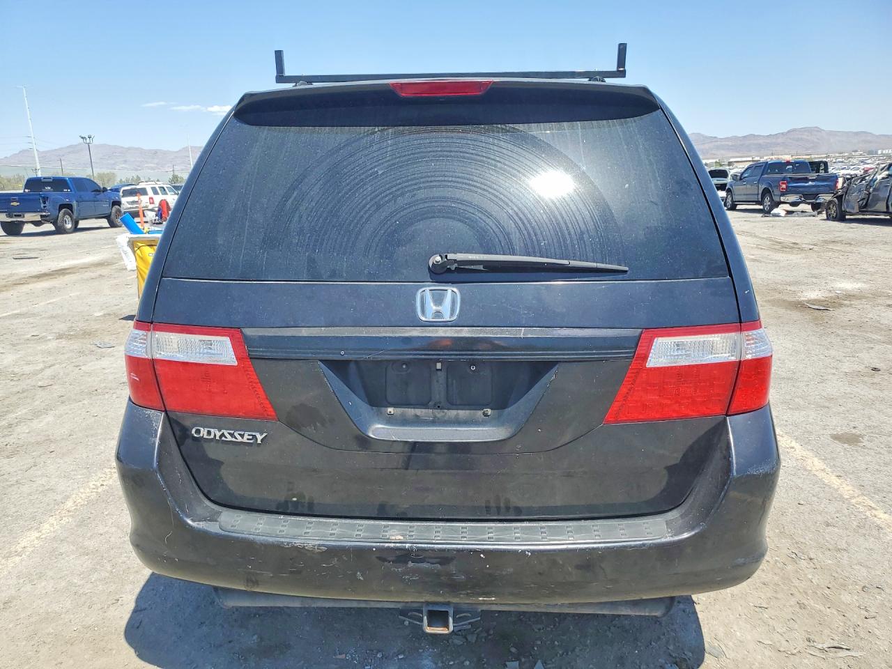 2006 Honda Odyssey Exl Black vin: 5FNRL38676B044340