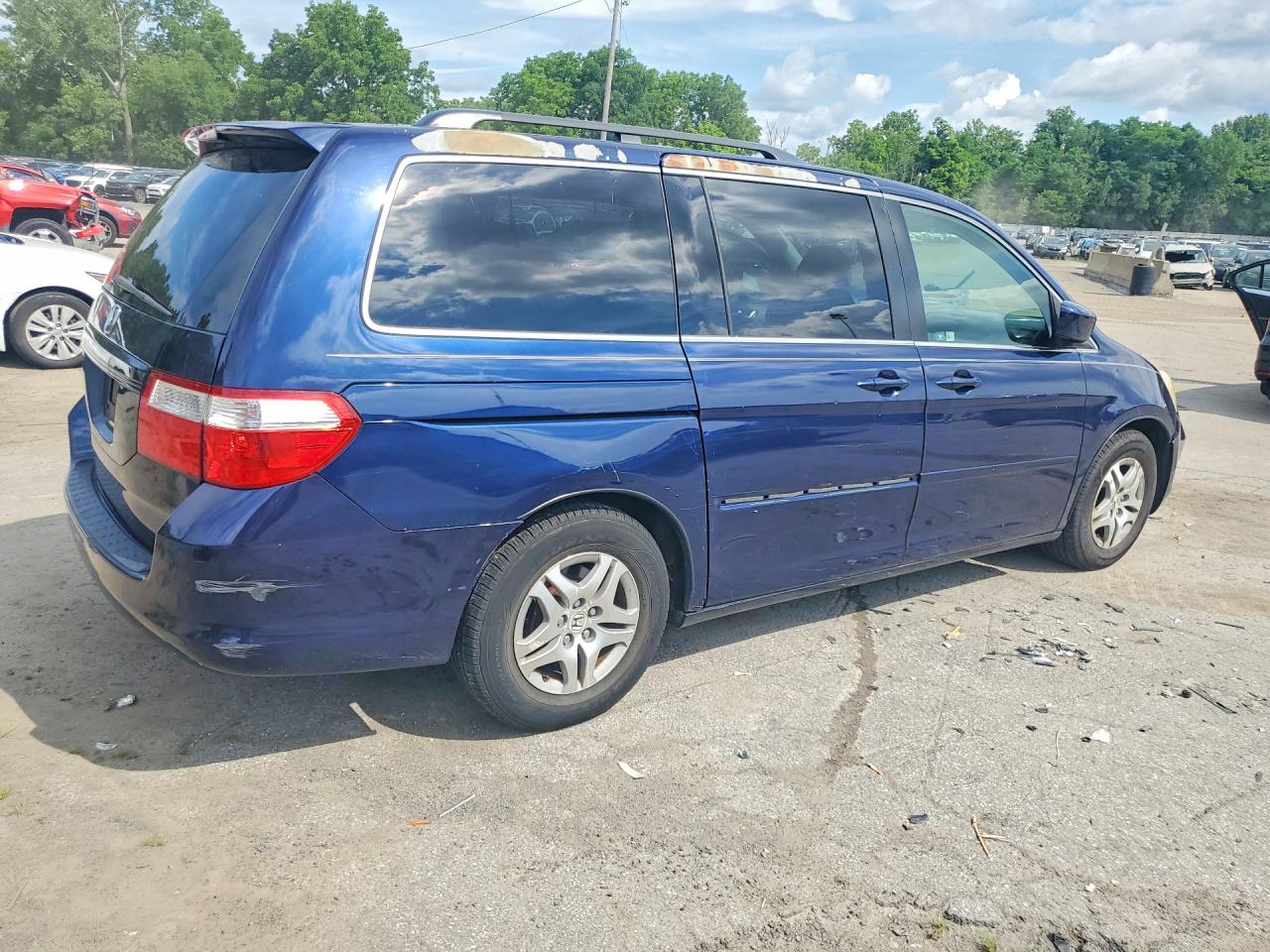 2006 Honda Odyssey Blue vin: 5FNRL38676B047660
