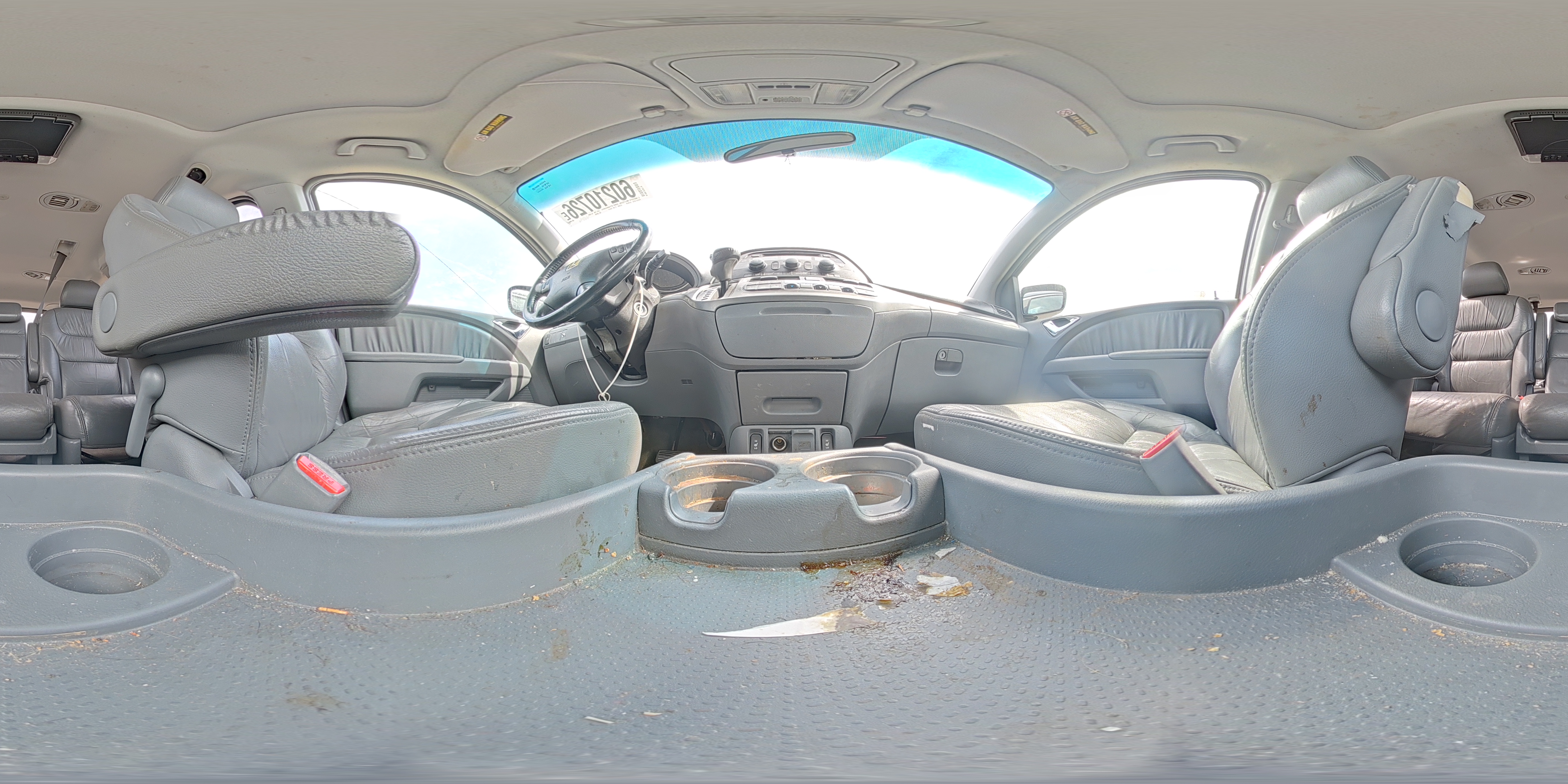 2006 Honda Odyssey Blue vin: 5FNRL38676B047660