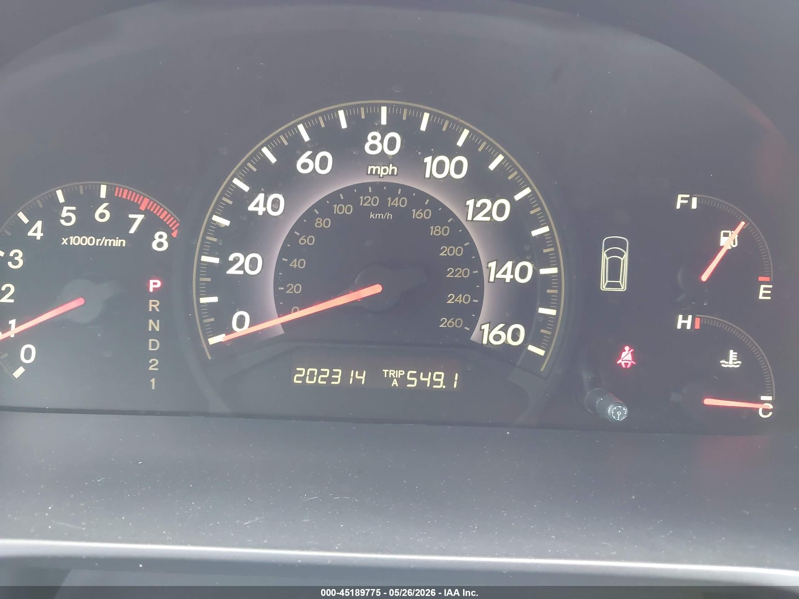 2006 Honda Odyssey Ex-l Blue vin: 5FNRL38676B091612