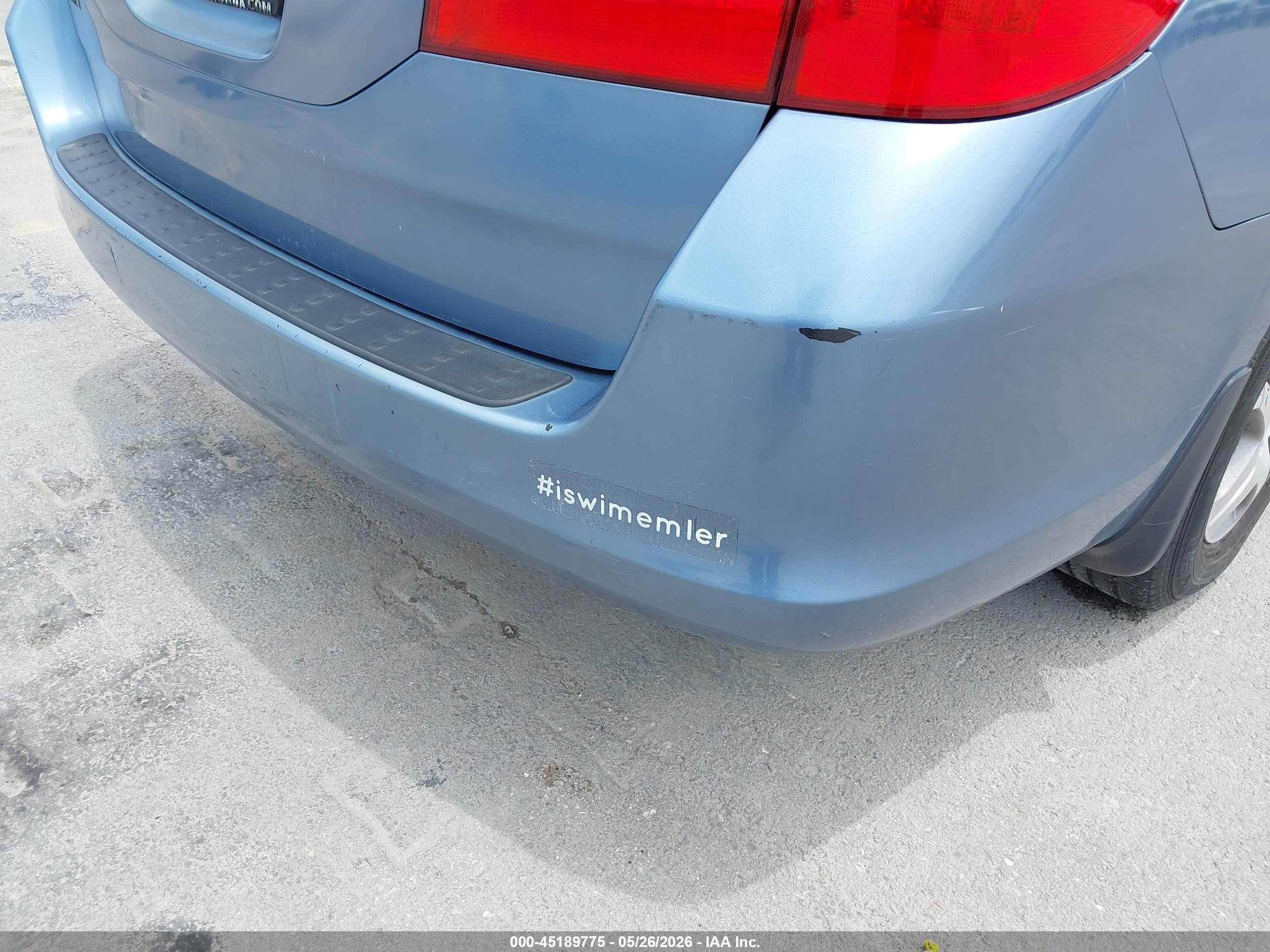 2006 Honda Odyssey Ex-l Blue vin: 5FNRL38676B091612