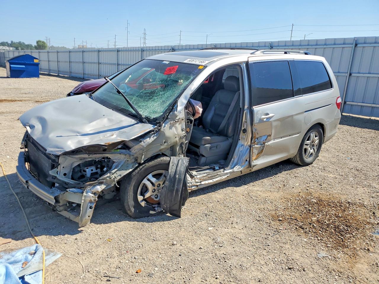2006 Honda Odyssey Exl Silver vin: 5FNRL38676B408725