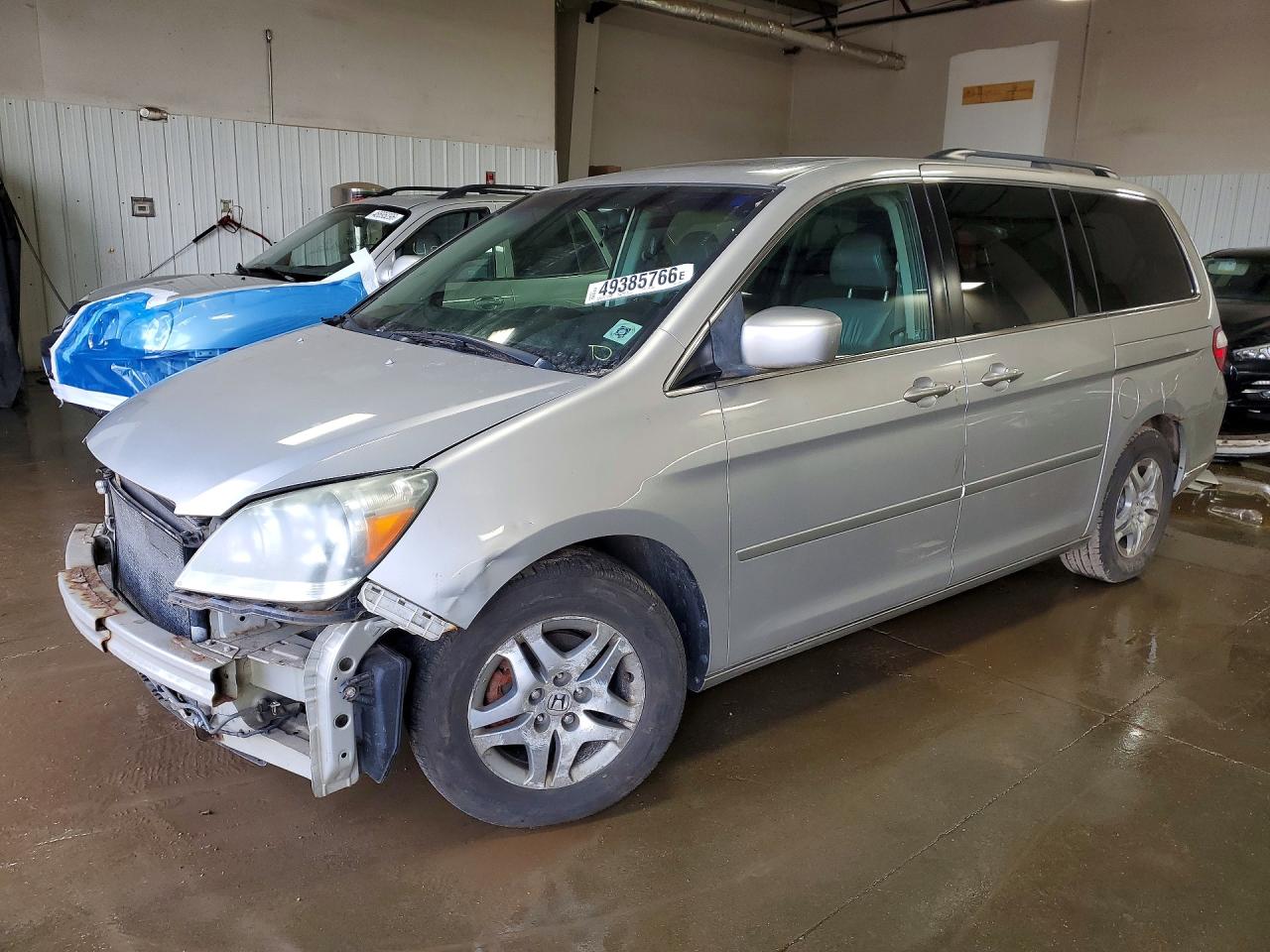 2006 Honda Odyssey Exl Beige vin: 5FNRL38676B432863