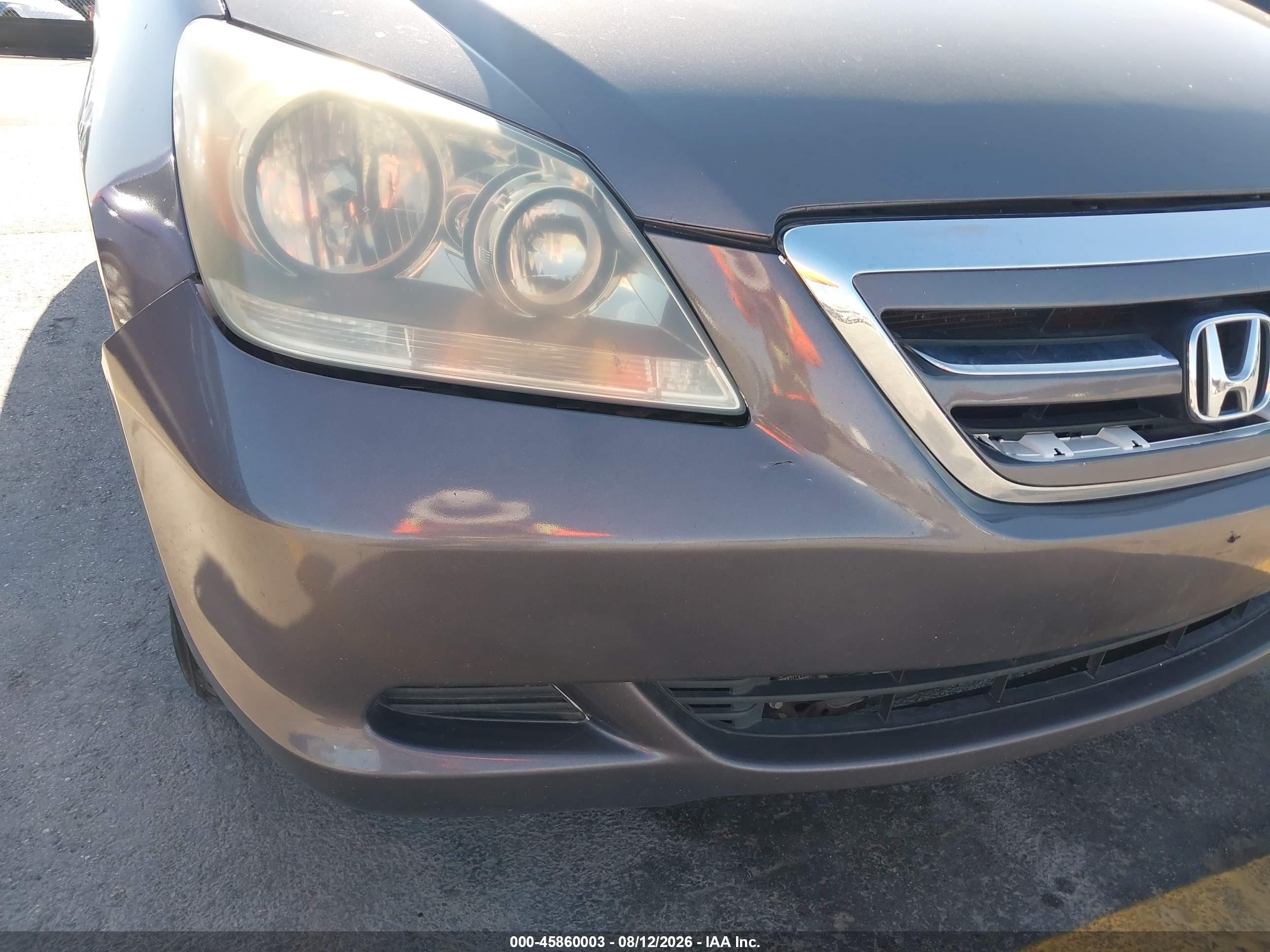 2006 Honda Odyssey Ex-l Gray vin: 5FNRL38676B455513