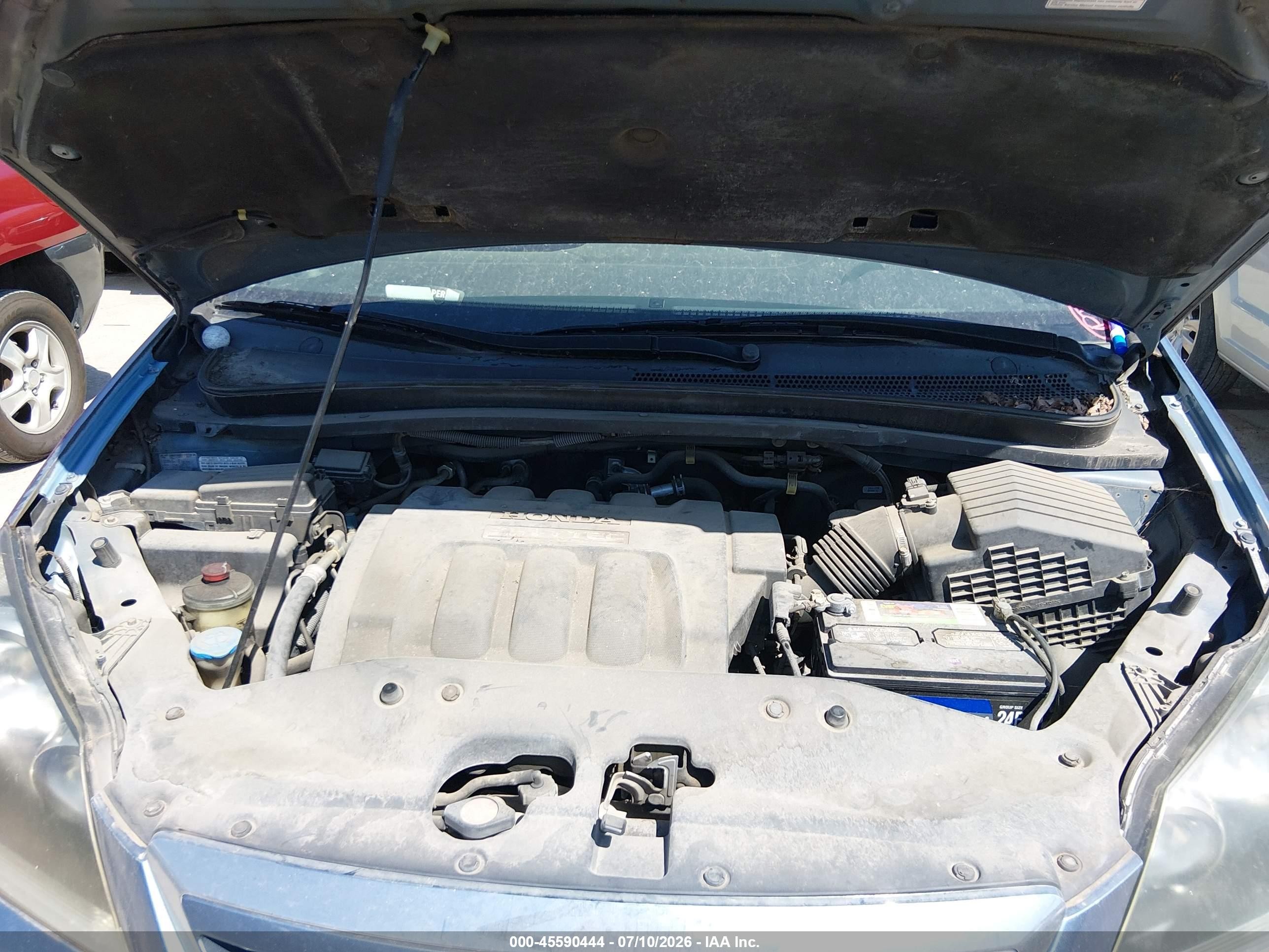 2007 Honda Odyssey Ex-l Синий vin: 5FNRL38677B035719