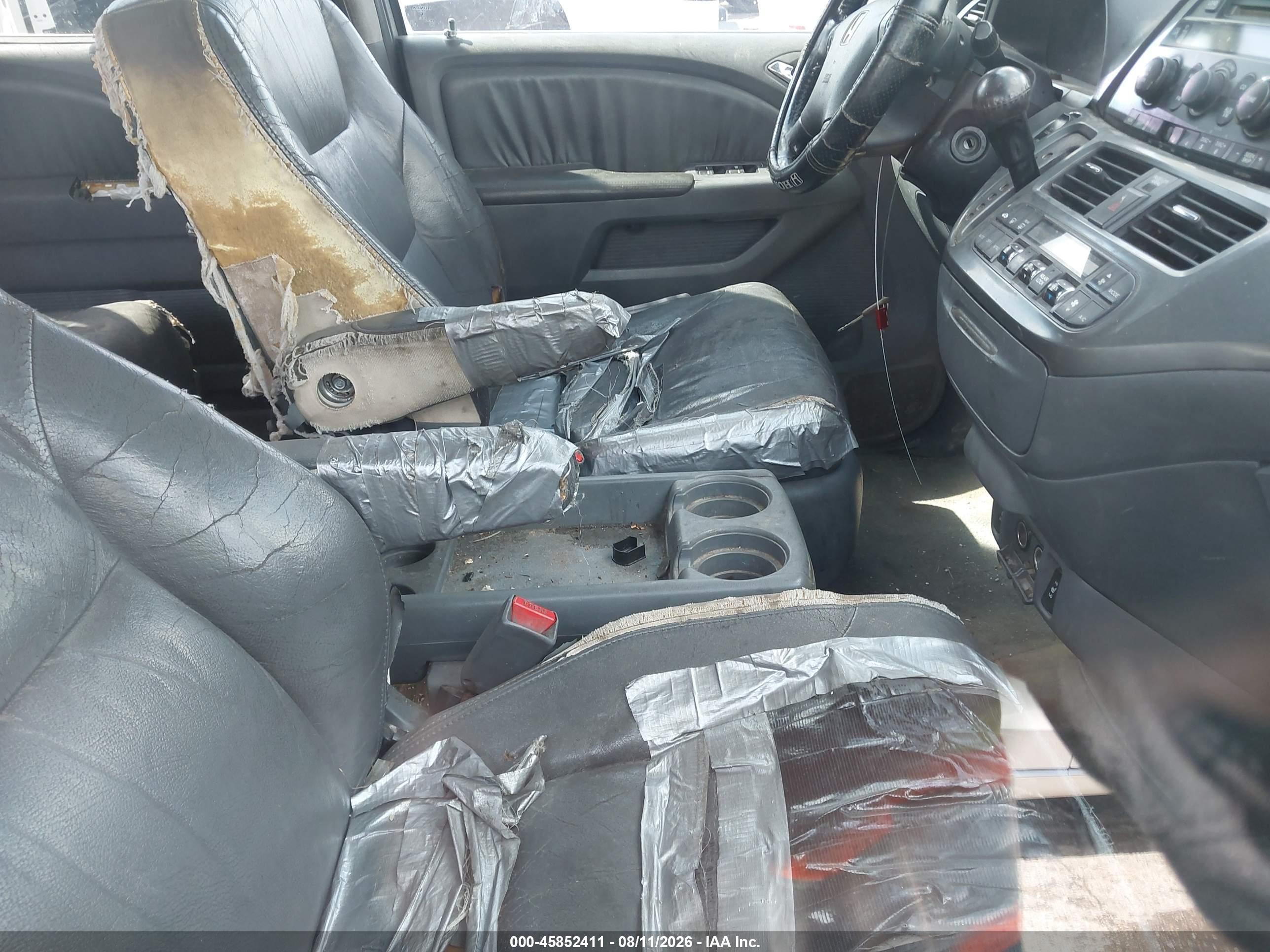 2007 Honda Odyssey Ex-l Gray vin: 5FNRL38677B069675