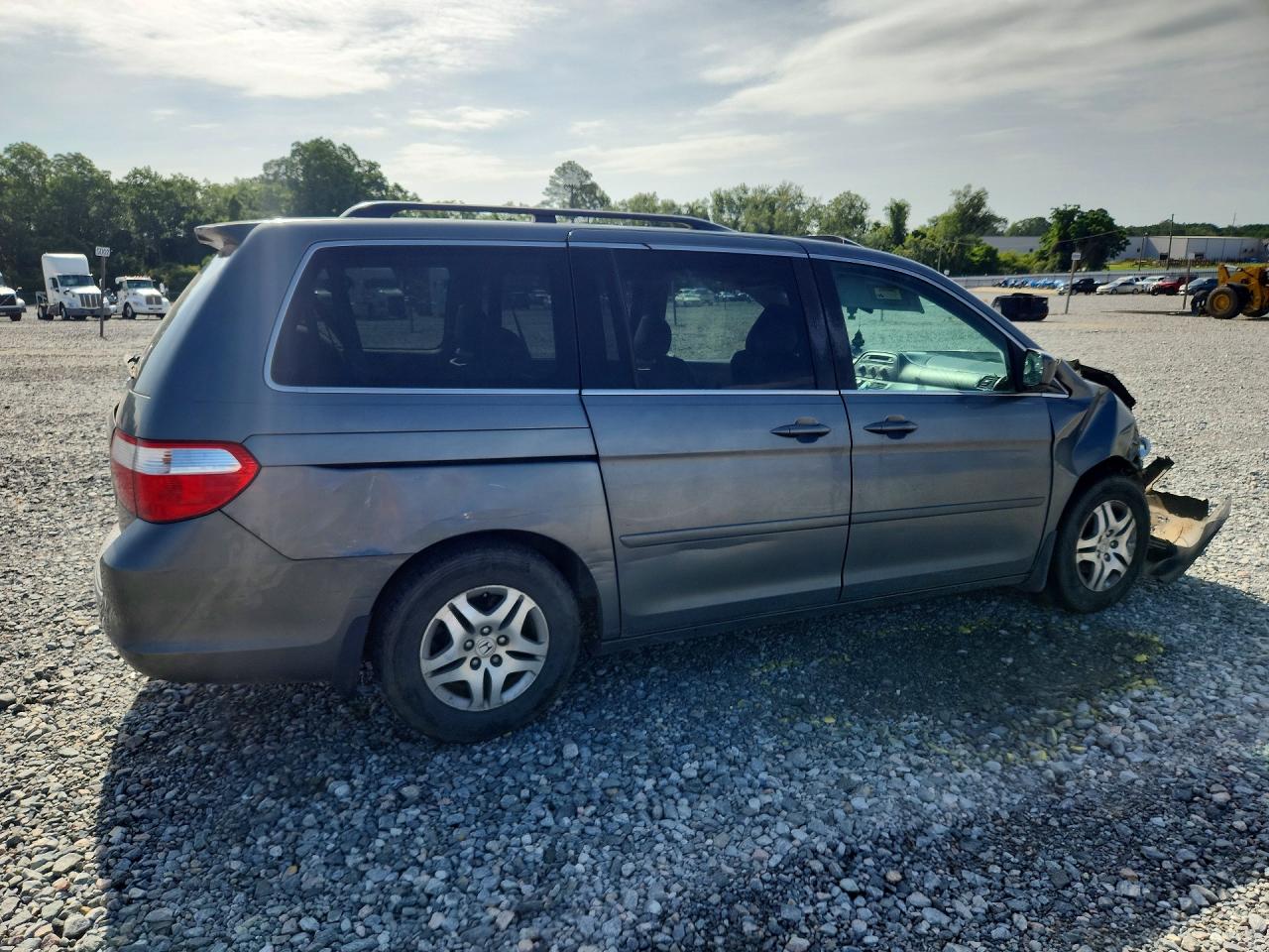 2007 Honda Odyssey Exl Silver vin: 5FNRL38677B404501