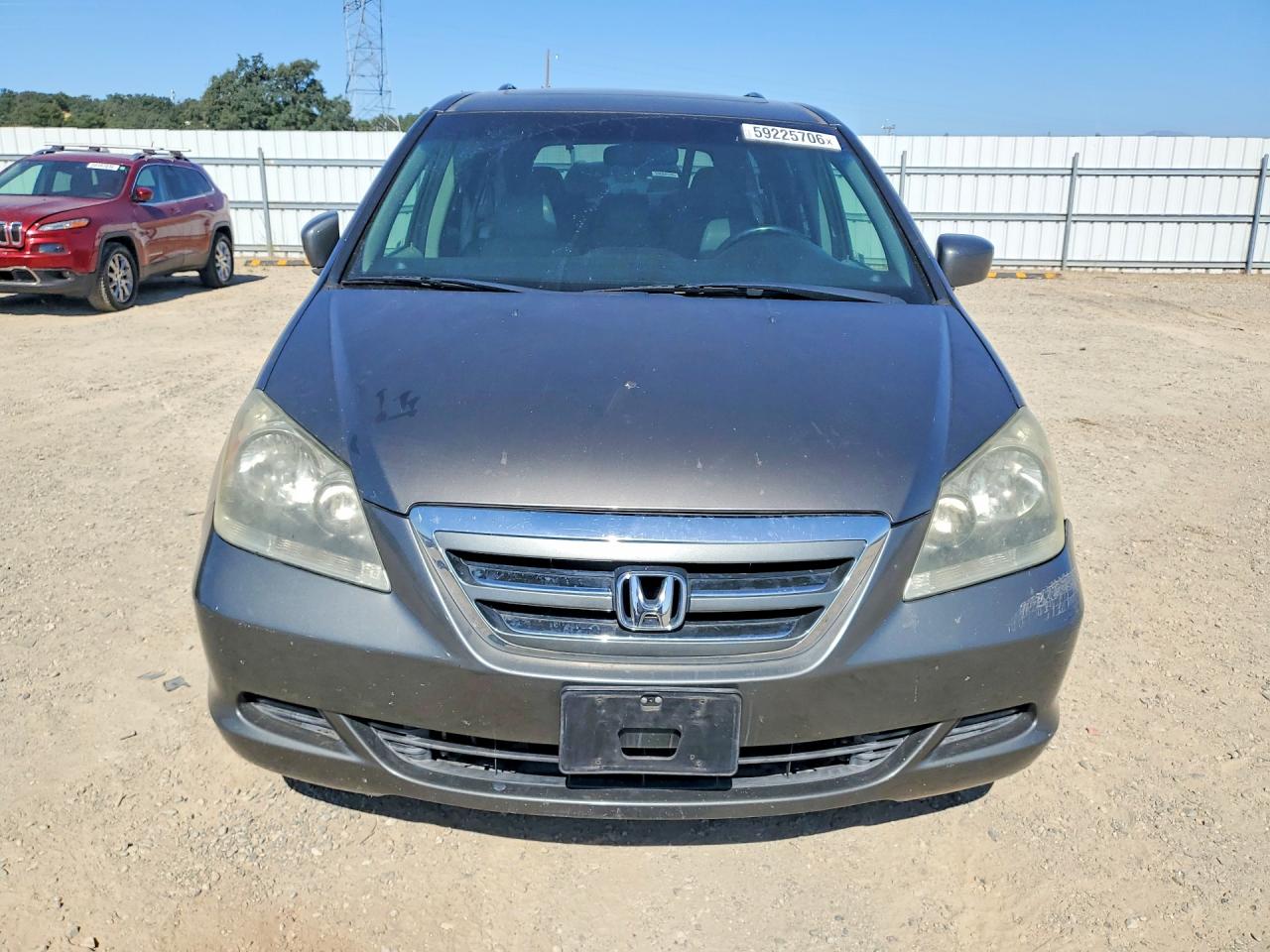 2007 Honda Odyssey Exl Gray vin: 5FNRL38677B415191