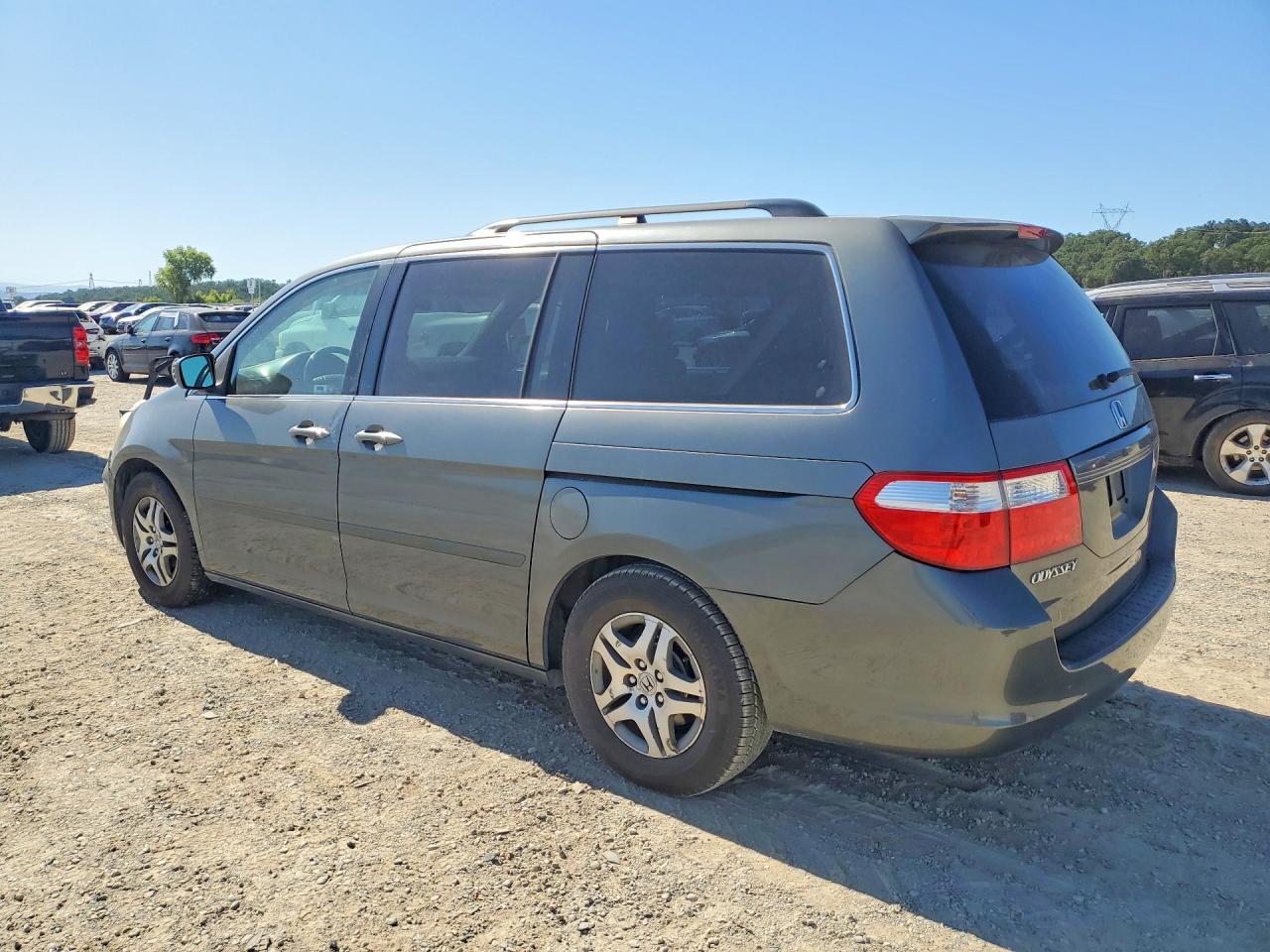 2007 Honda Odyssey Exl Gray vin: 5FNRL38677B415191