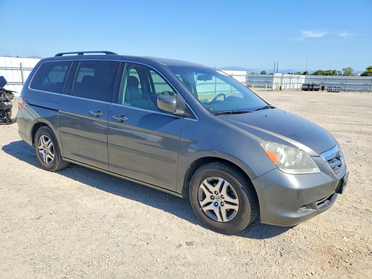 2007 Honda Odyssey Exl Gray vin: 5FNRL38677B415191