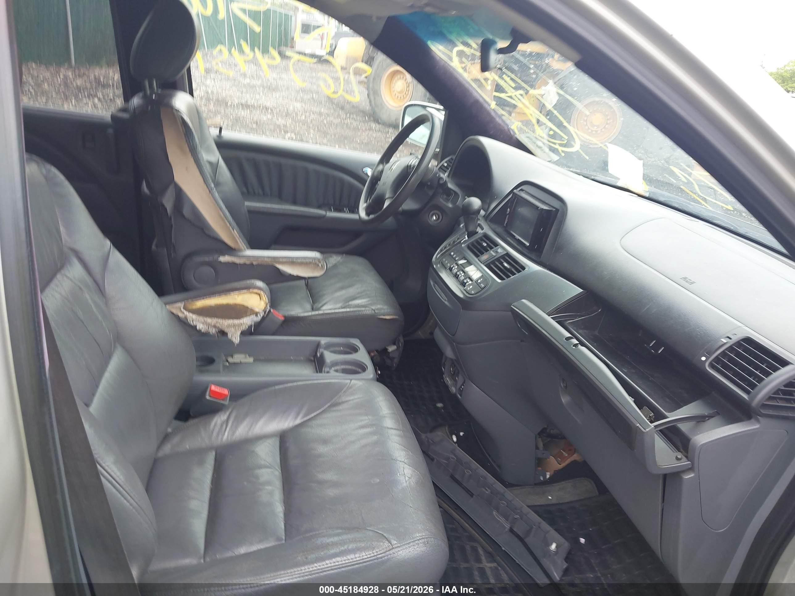 2007 Honda Odyssey Ex-l Silver vin: 5FNRL38677B428880