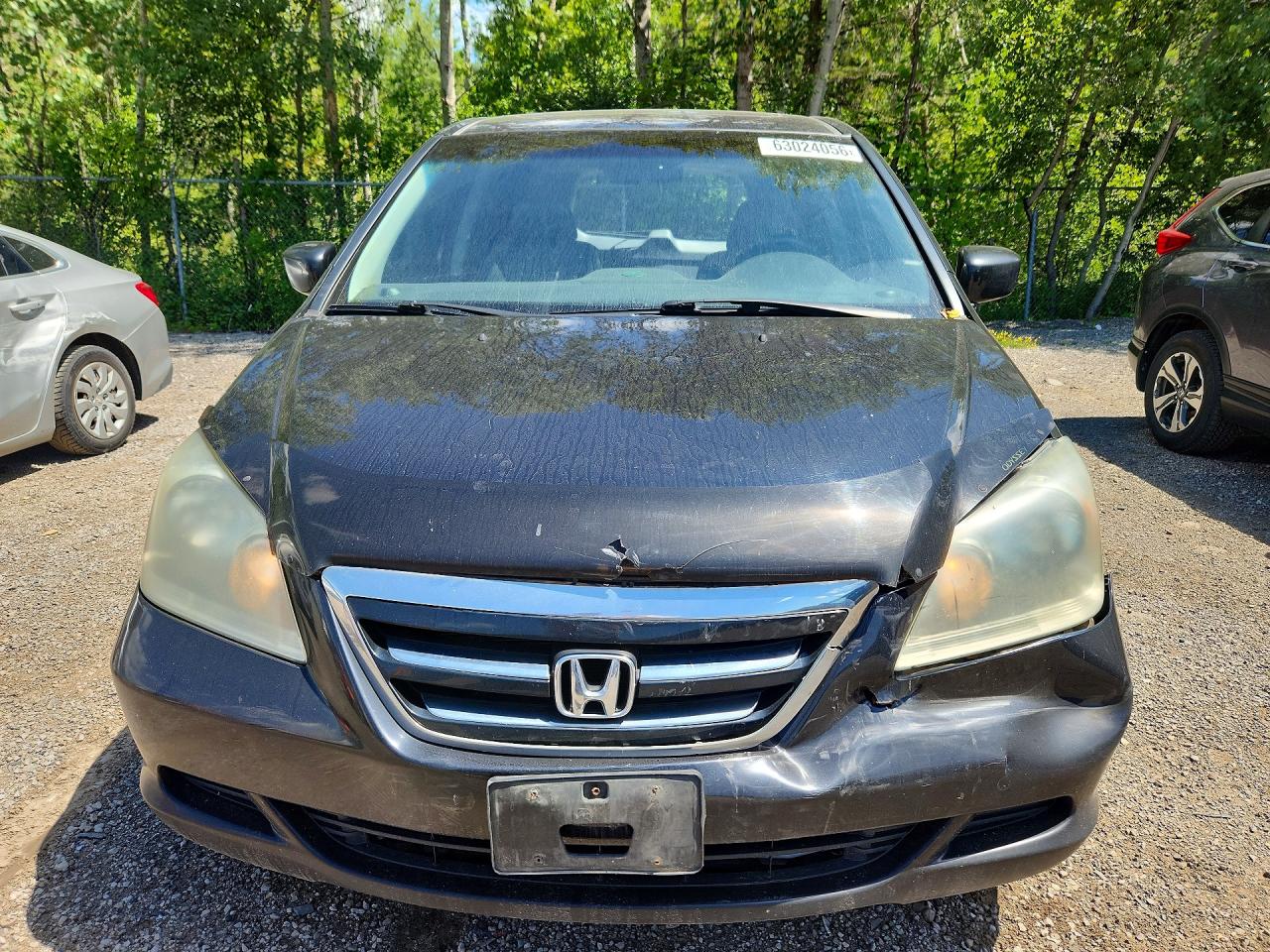 2007 Honda Odyssey Exl Черный vin: 5FNRL38677B503545
