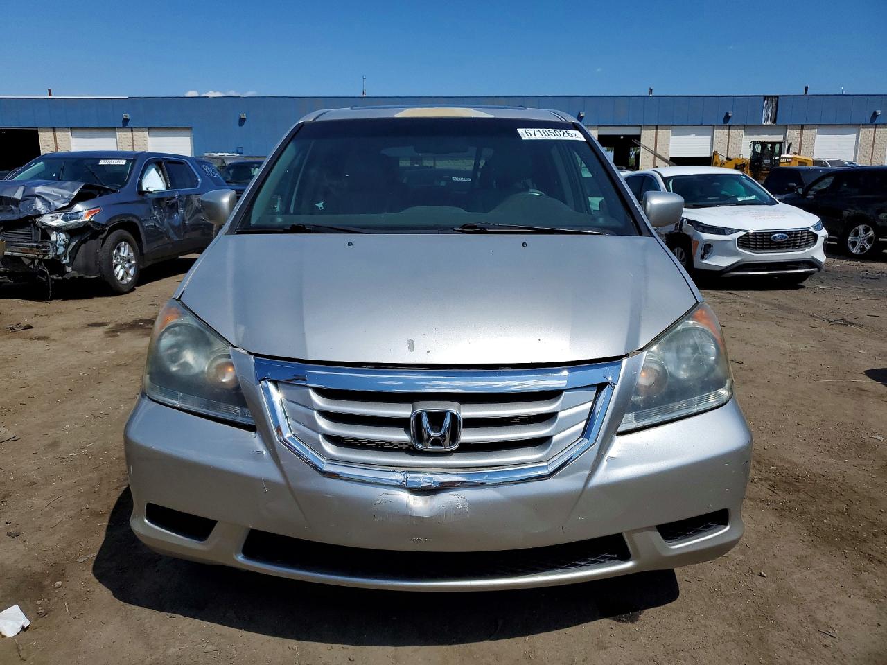 2008 Honda Odyssey Exl Silver vin: 5FNRL38678B002138