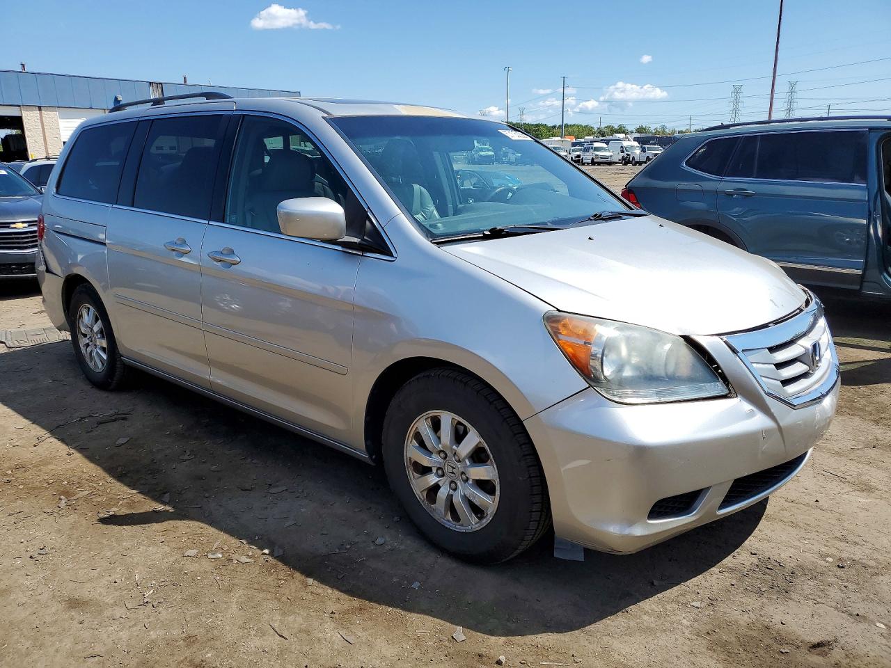 2008 Honda Odyssey Exl Silver vin: 5FNRL38678B002138