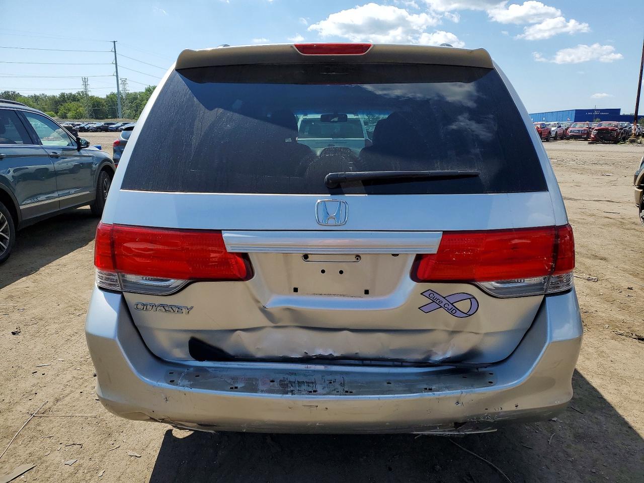 2008 Honda Odyssey Exl Silver vin: 5FNRL38678B002138