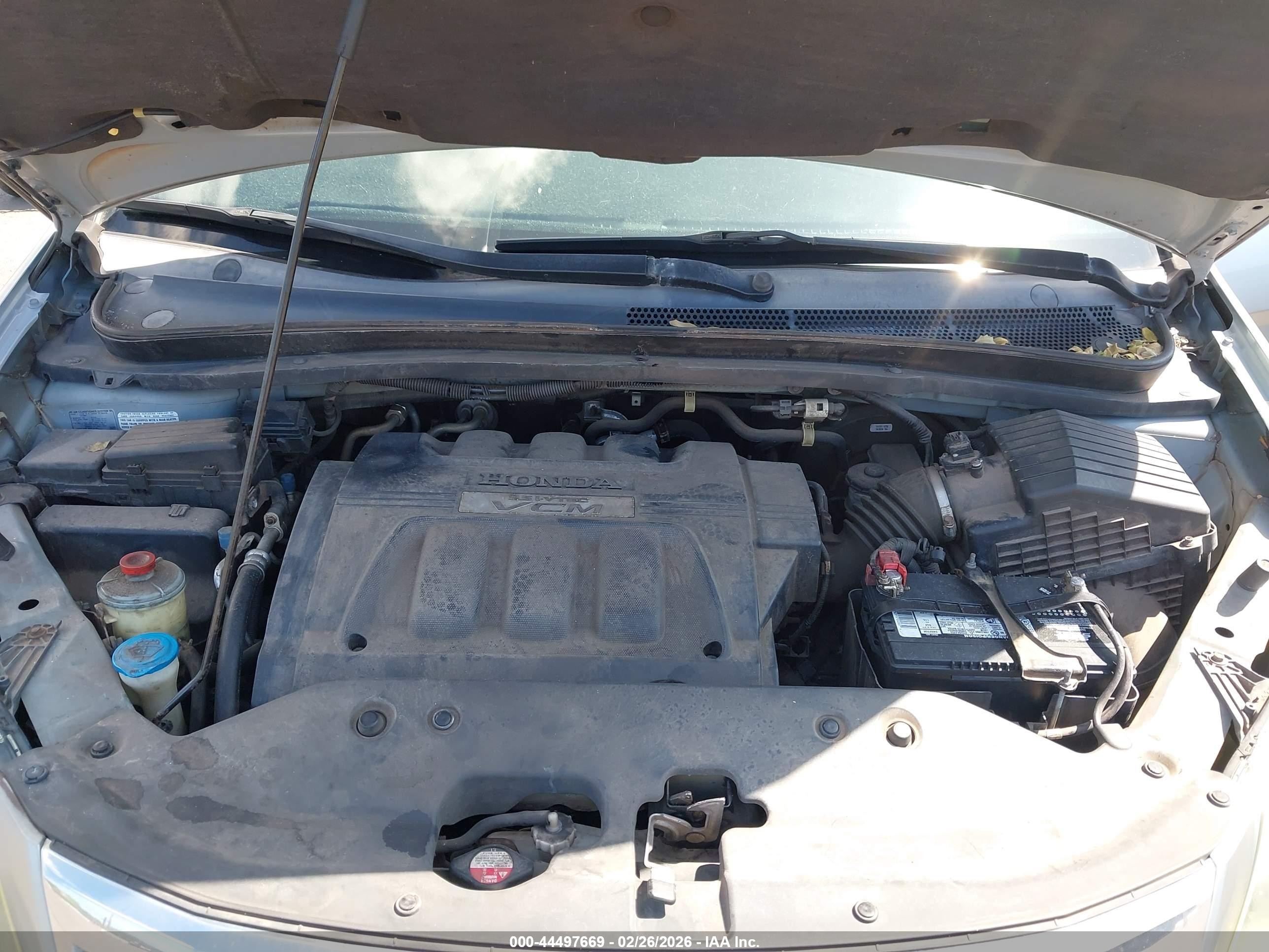 2008 Honda Odyssey Ex-l Gray vin: 5FNRL38678B019277