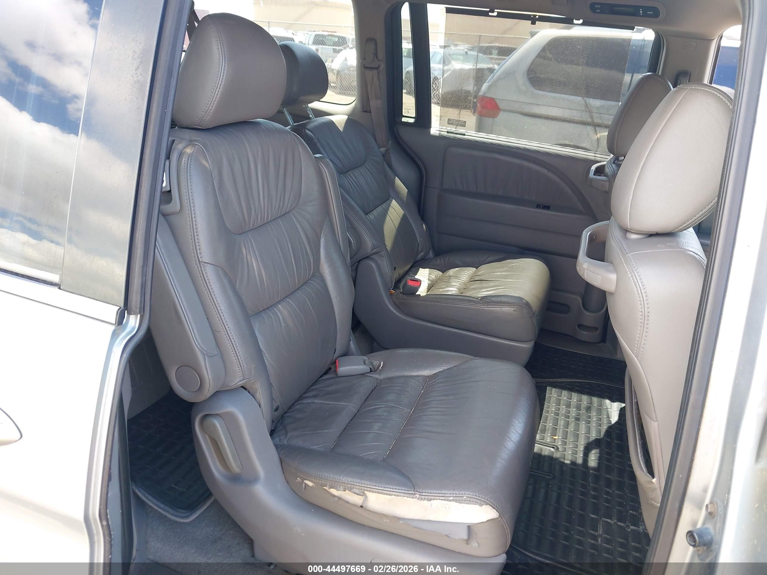 2008 Honda Odyssey Ex-l Gray vin: 5FNRL38678B019277
