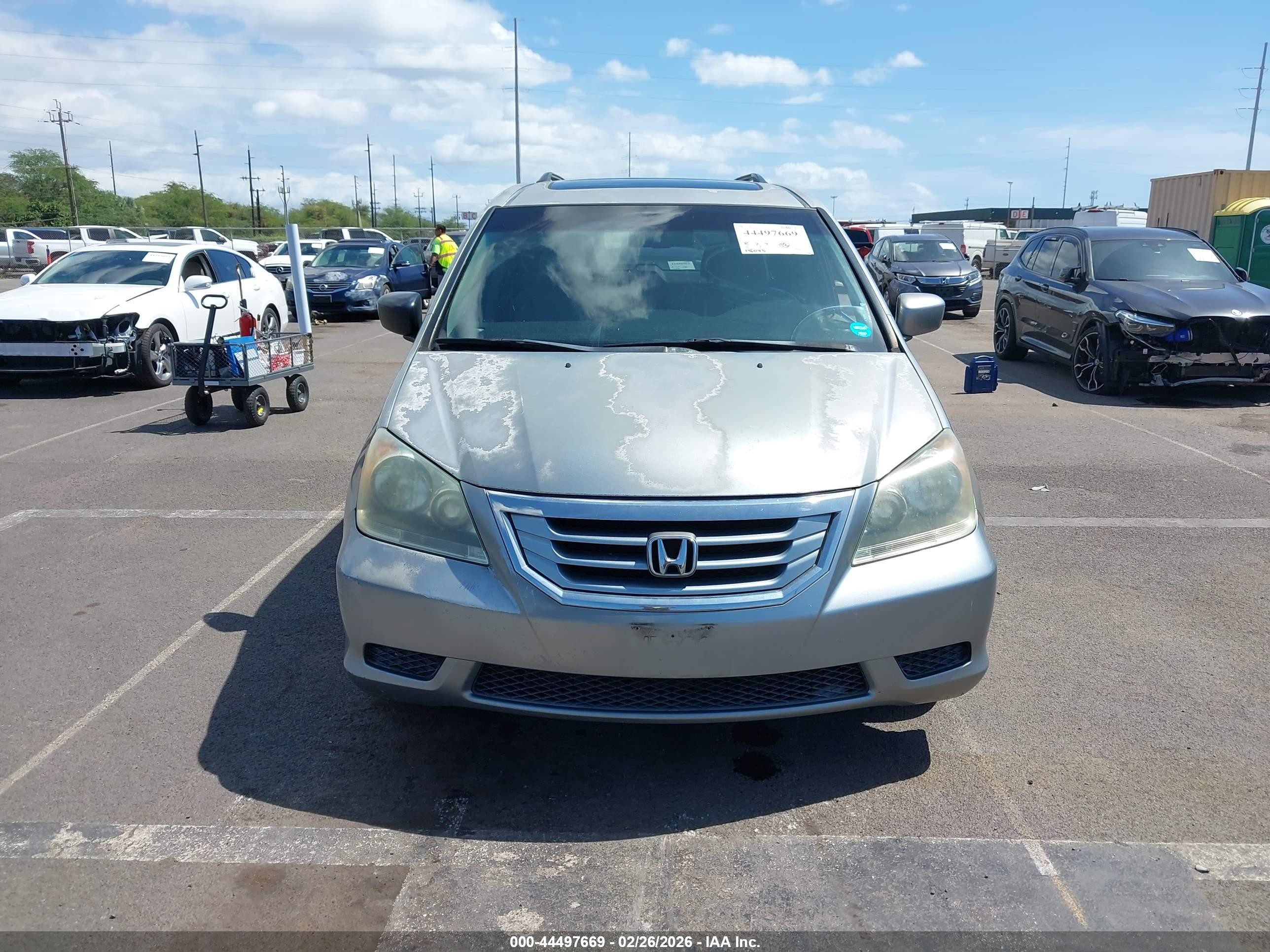 2008 Honda Odyssey Ex-l Gray vin: 5FNRL38678B019277