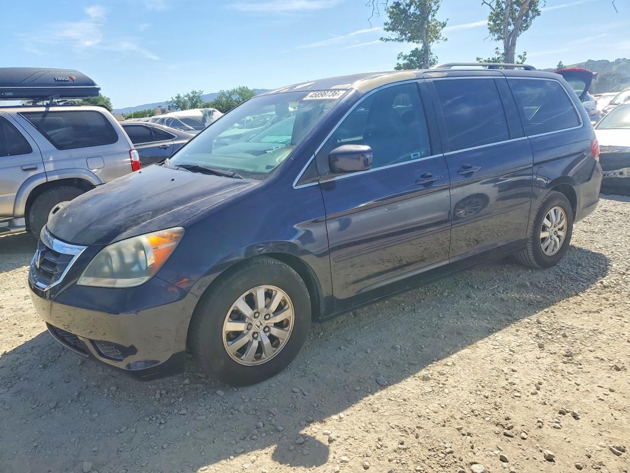 2008 Honda Odyssey Blue vin: 5FNRL38678B037987
