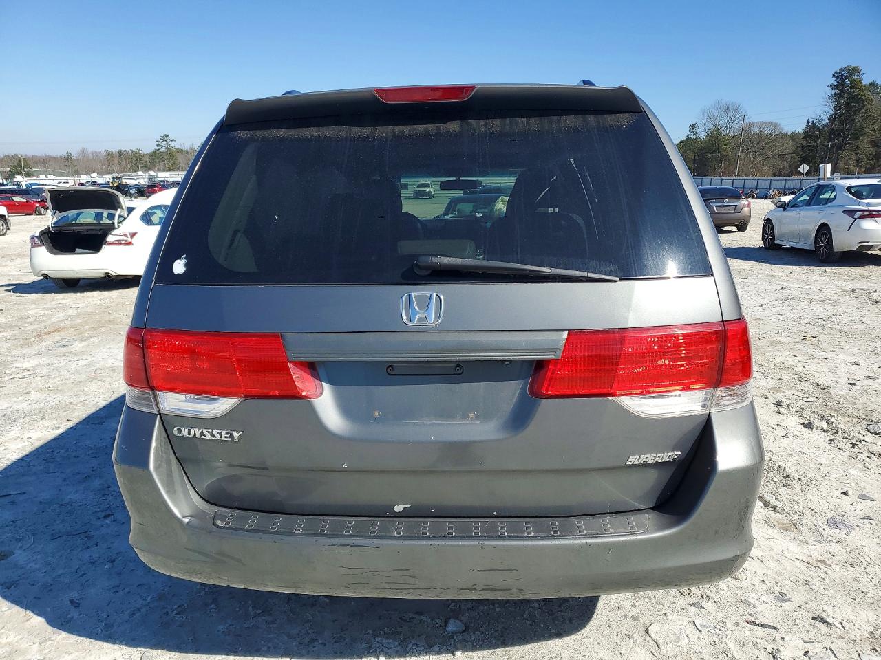 2008 Honda Odyssey Exl Gray vin: 5FNRL38678B062789