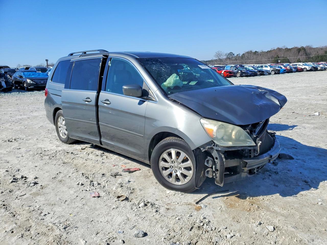 2008 Honda Odyssey Exl Gray vin: 5FNRL38678B062789