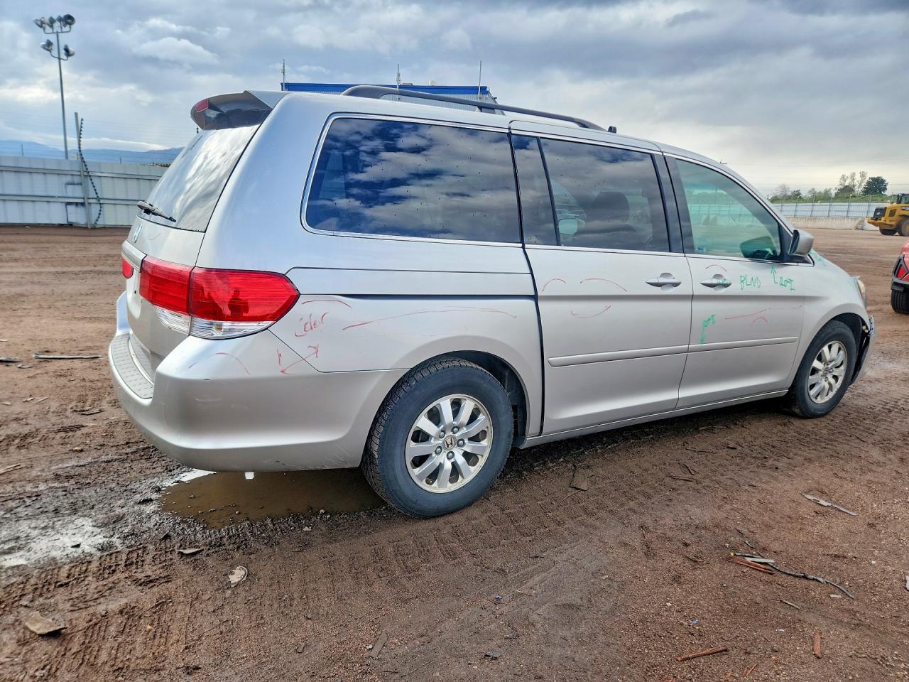 2008 Honda Odyssey Exl Серебряный vin: 5FNRL38678B076076