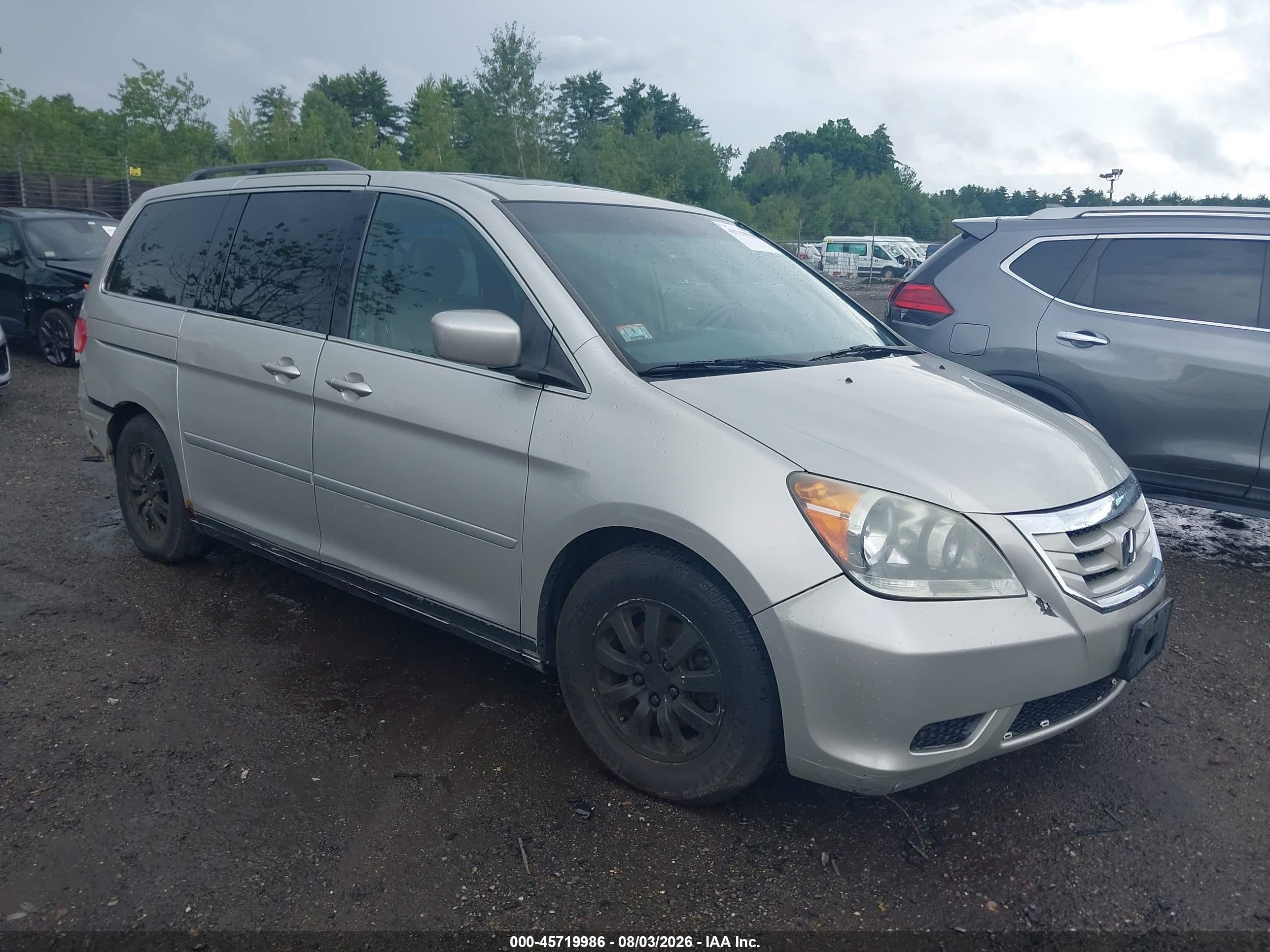2008 Honda Odyssey Ex-l Silver vin: 5FNRL38678B419310