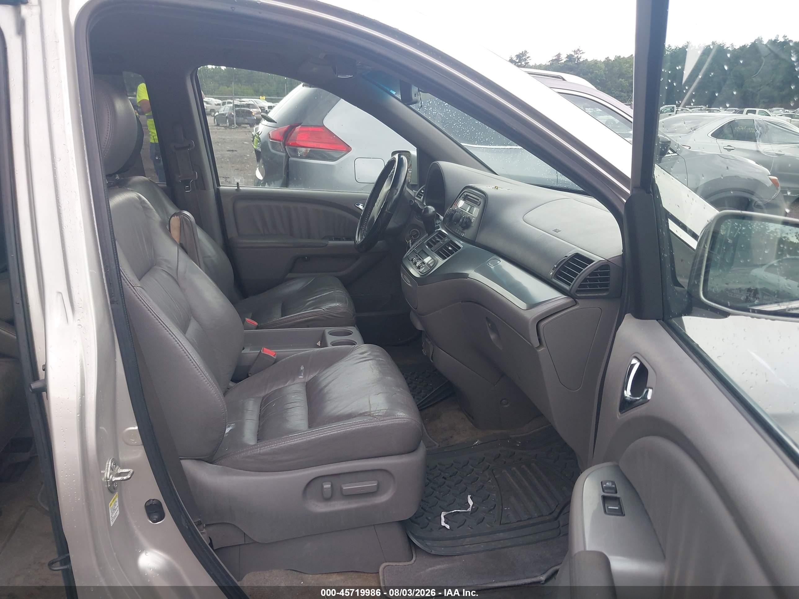 2008 Honda Odyssey Ex-l Silver vin: 5FNRL38678B419310