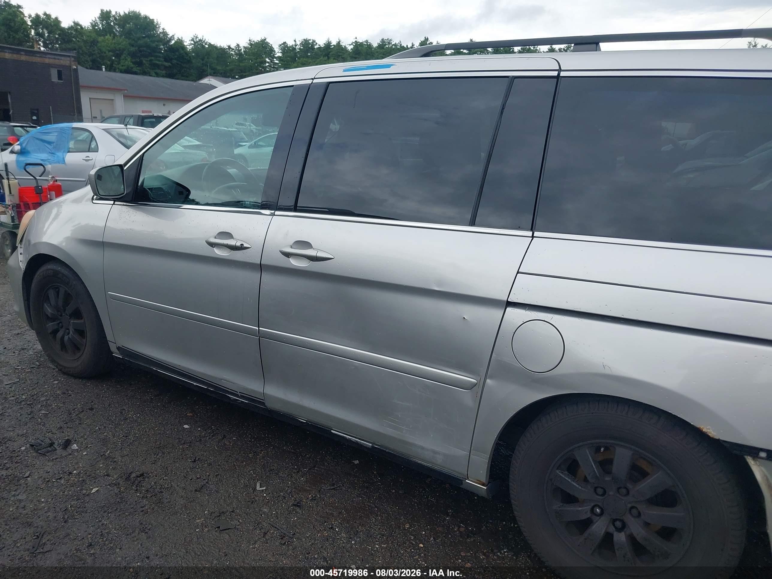 2008 Honda Odyssey Ex-l Silver vin: 5FNRL38678B419310