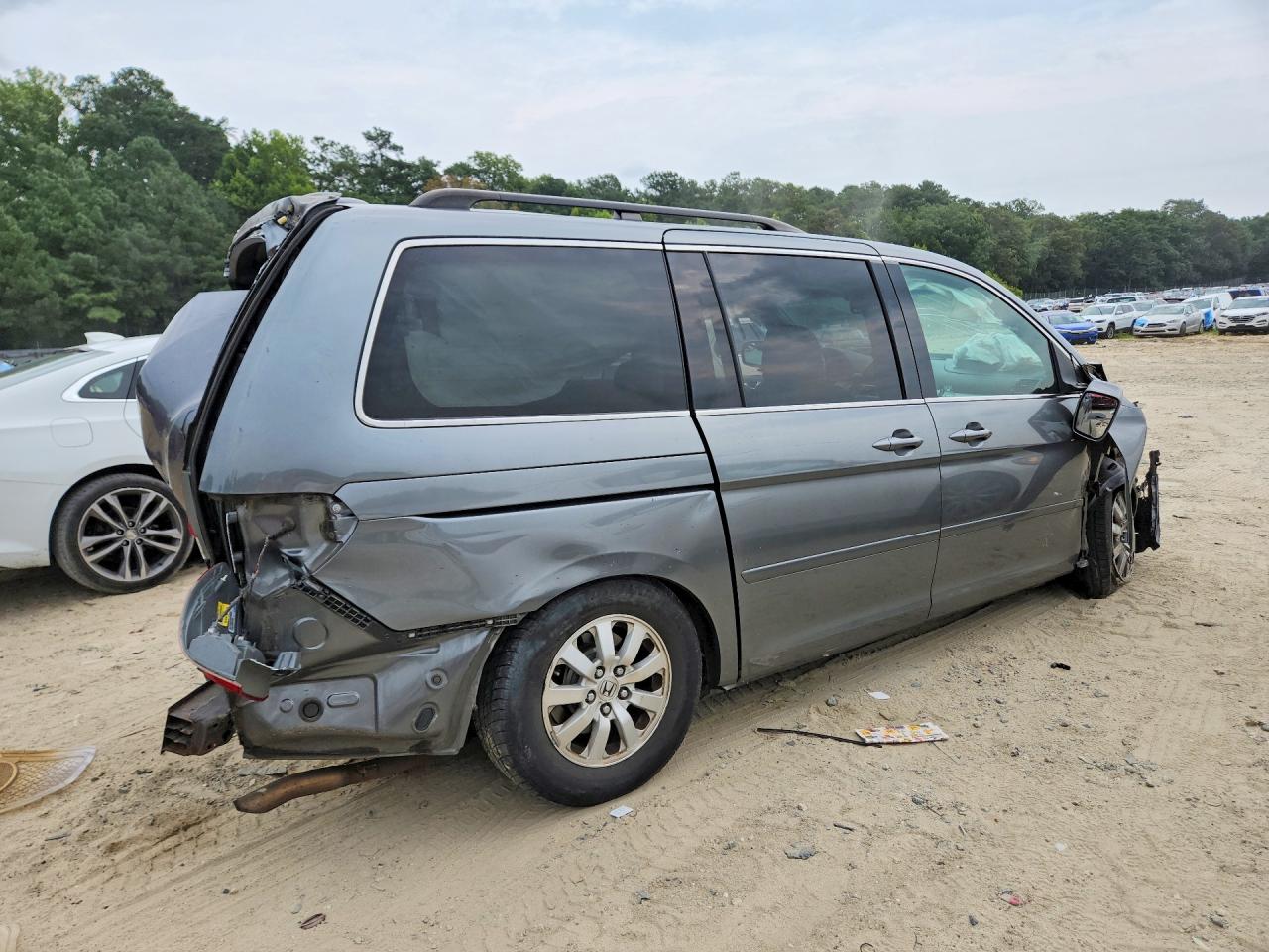 2009 Honda Odyssey Exl Gray vin: 5FNRL38679B028028