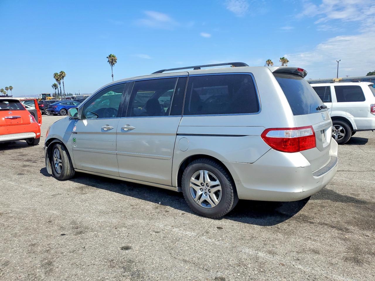 2005 Honda Odyssey Exl Silver vin: 5FNRL38685B411454