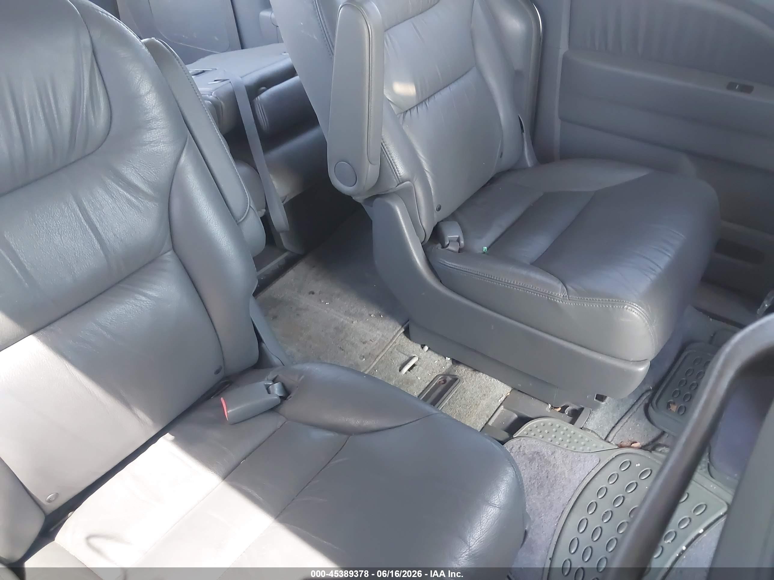 2006 Honda Odyssey Ex-l Gray vin: 5FNRL38686B021312