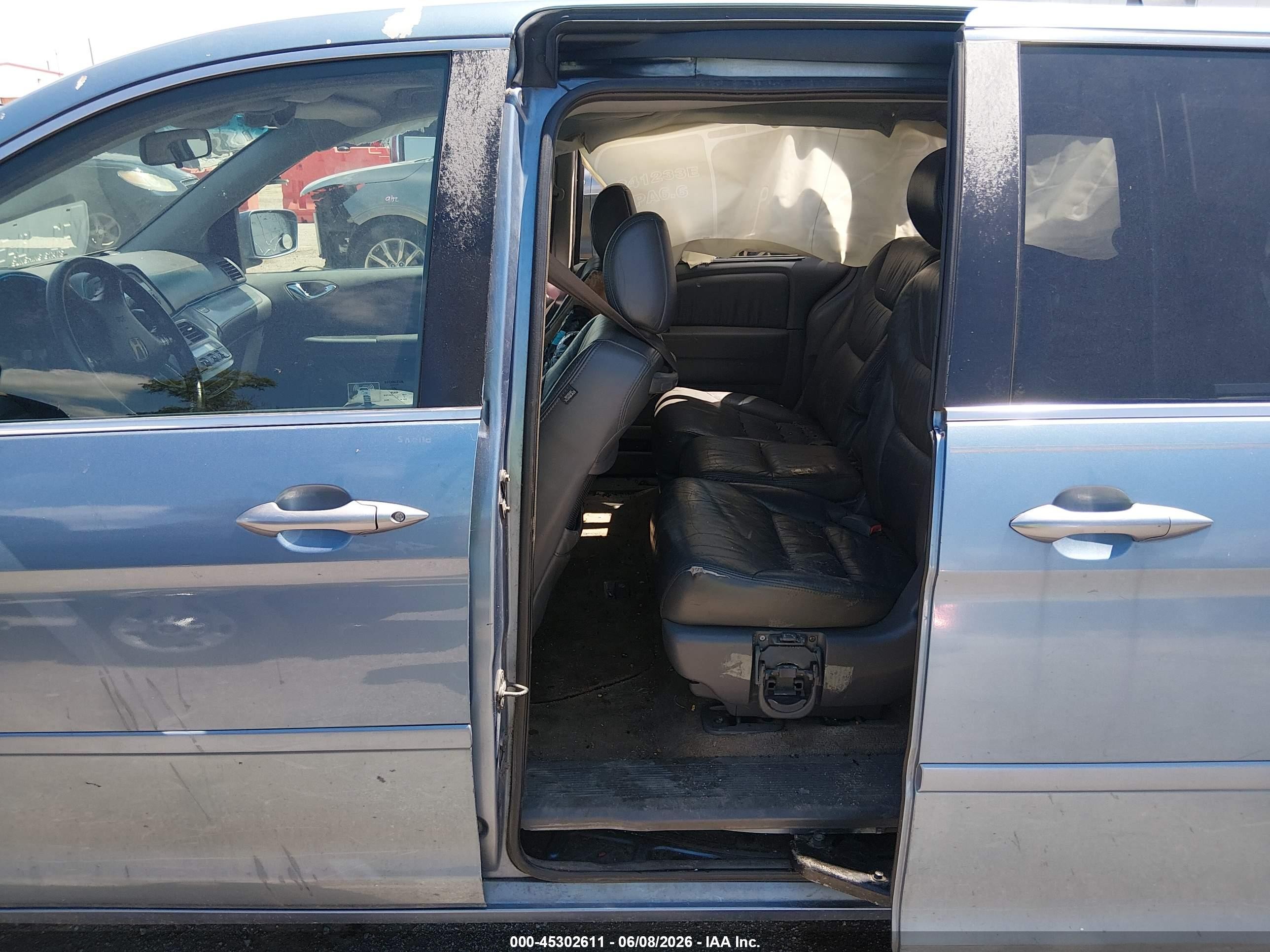 2006 Honda Odyssey Ex-l Light Blue vin: 5FNRL38686B026672