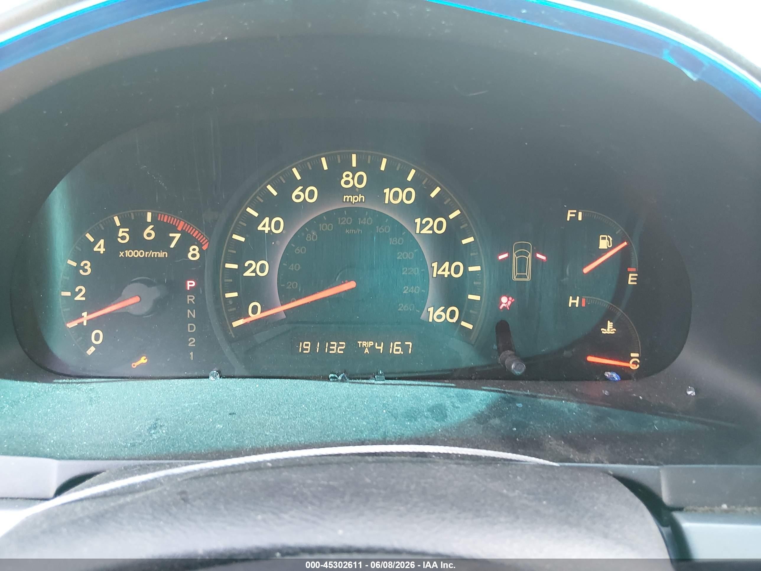 2006 Honda Odyssey Ex-l Light Blue vin: 5FNRL38686B026672
