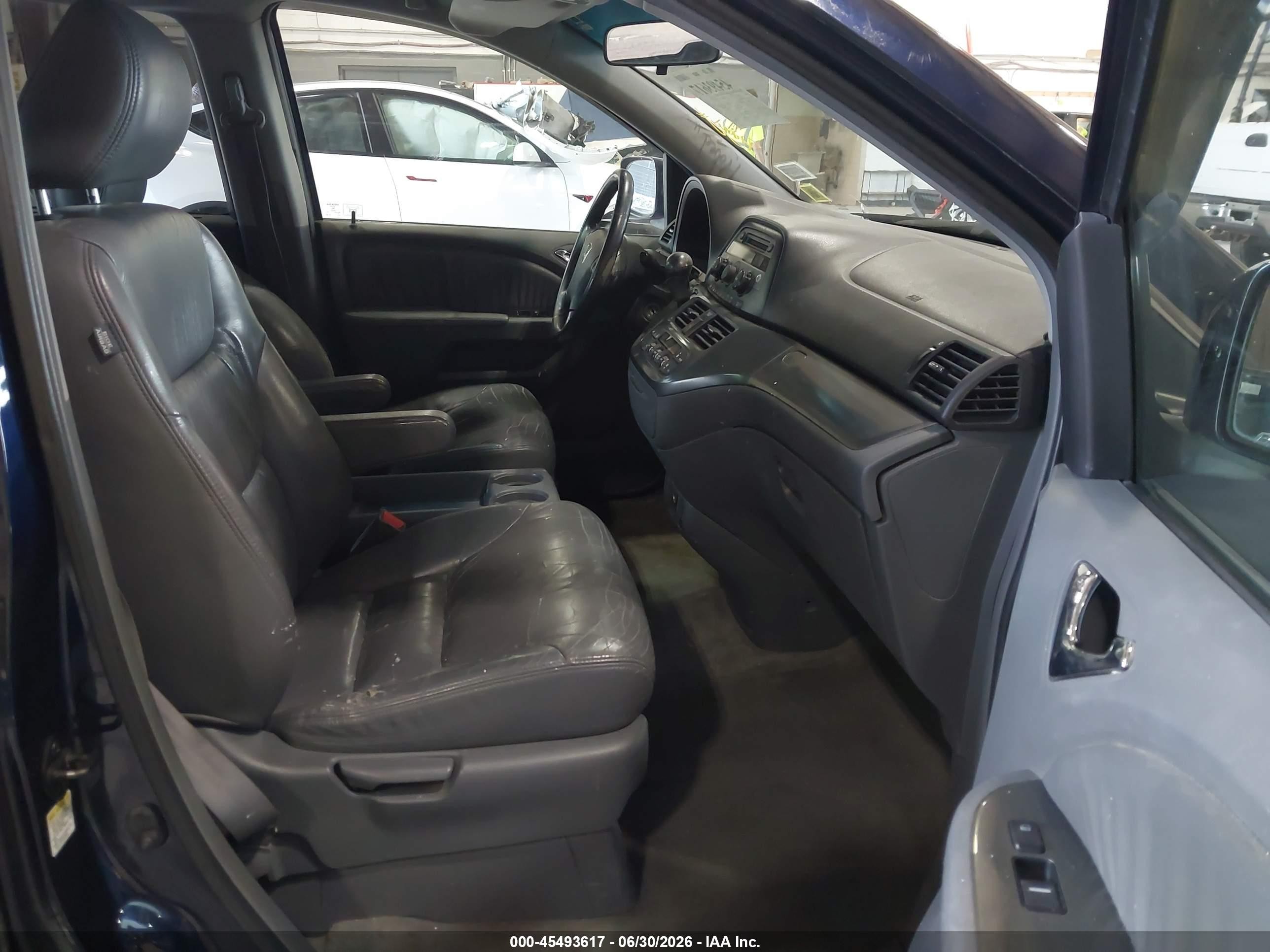 2006 Honda Odyssey Ex-l Dark Blue vin: 5FNRL38686B082546