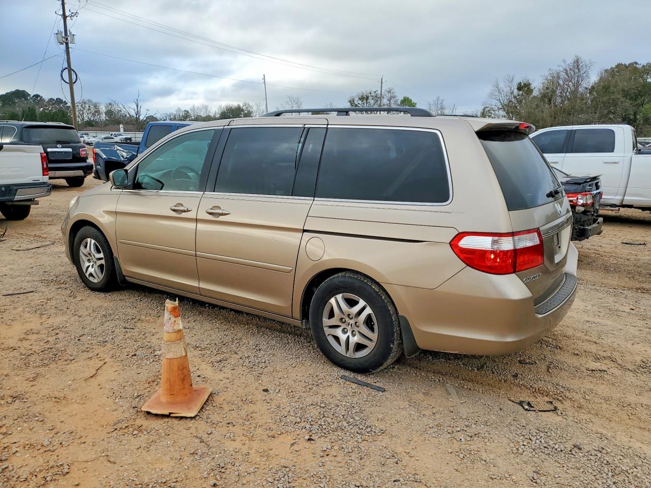 2006 Honda Odyssey Exl Tan vin: 5FNRL38686B418468