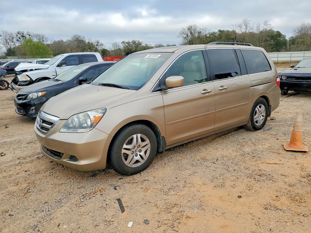 2006 Honda Odyssey Exl Tan vin: 5FNRL38686B418468