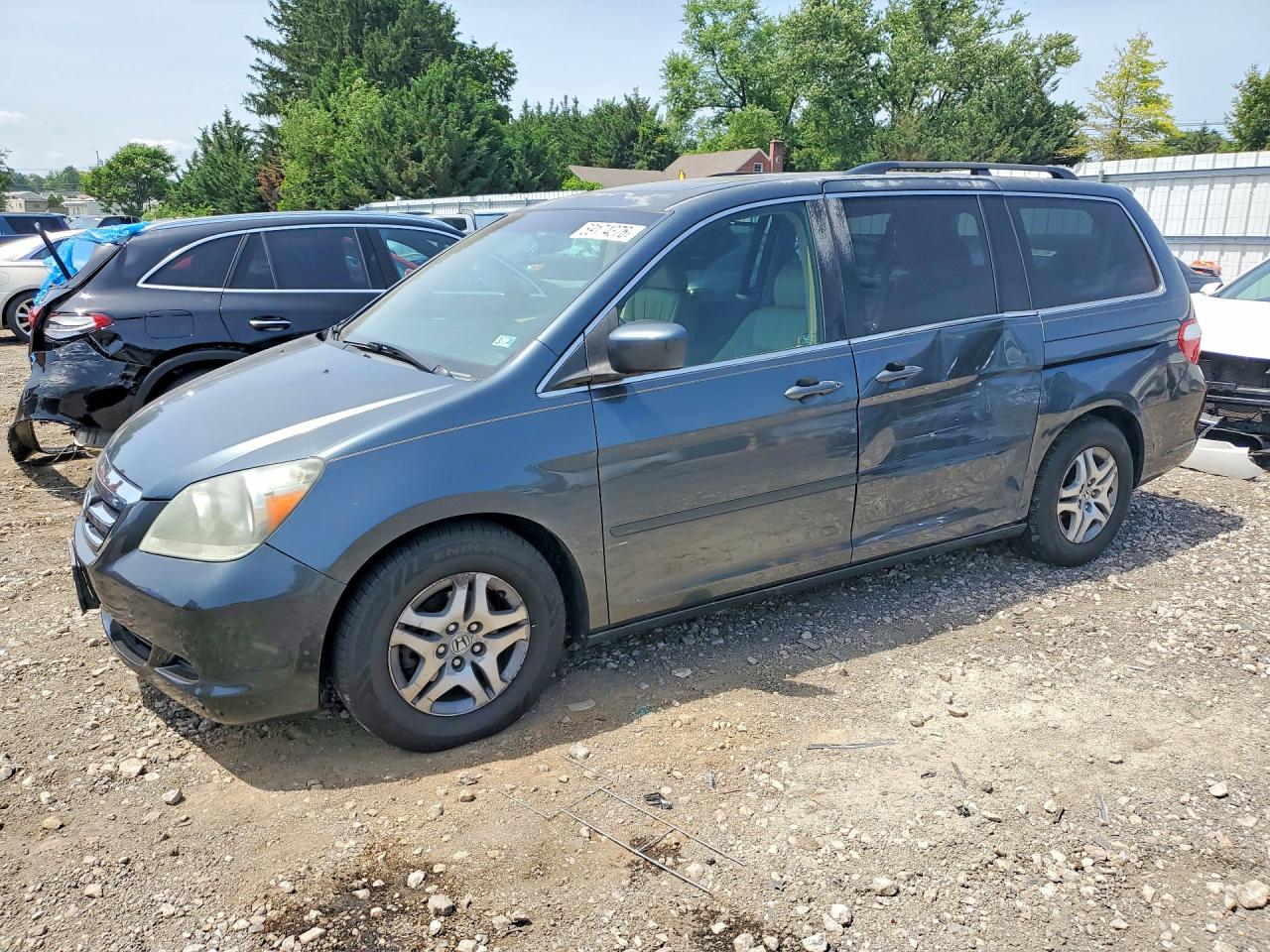 2006 Honda Odyssey Exl Gray vin: 5FNRL38686B427395