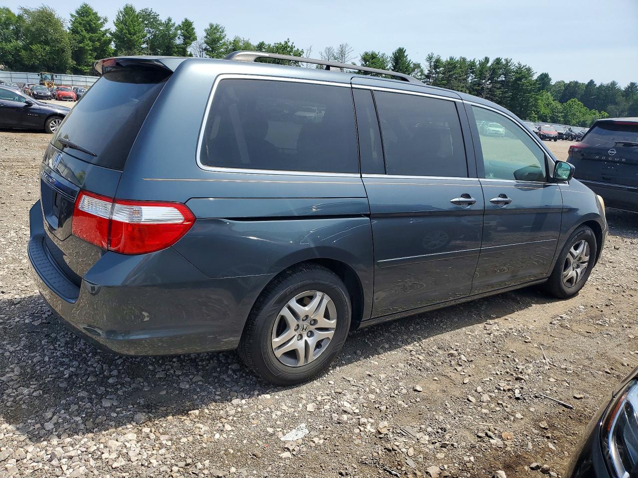 2006 Honda Odyssey Exl Gray vin: 5FNRL38686B427395