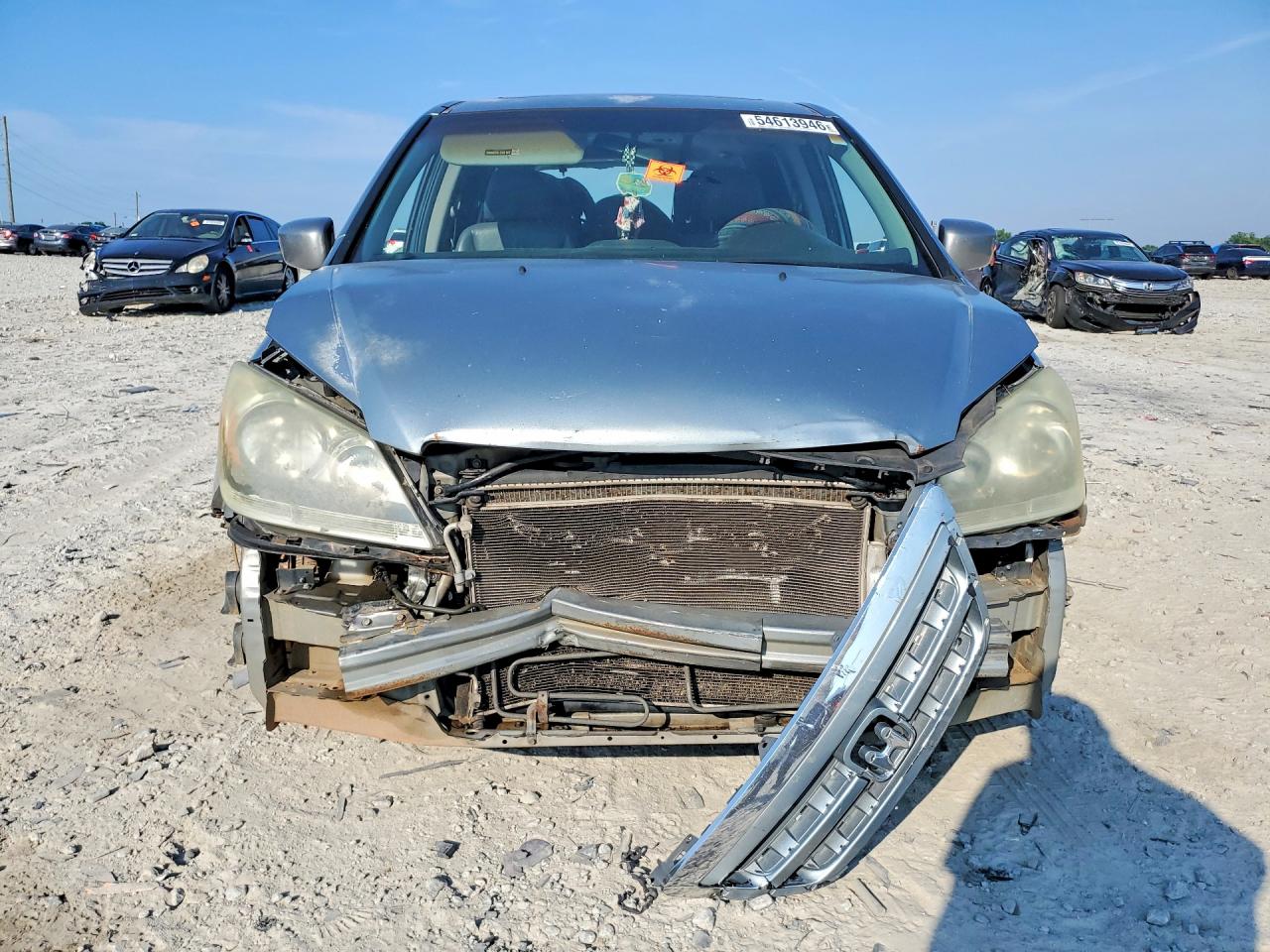2007 Honda Odyssey Exl Blue vin: 5FNRL38687B074240