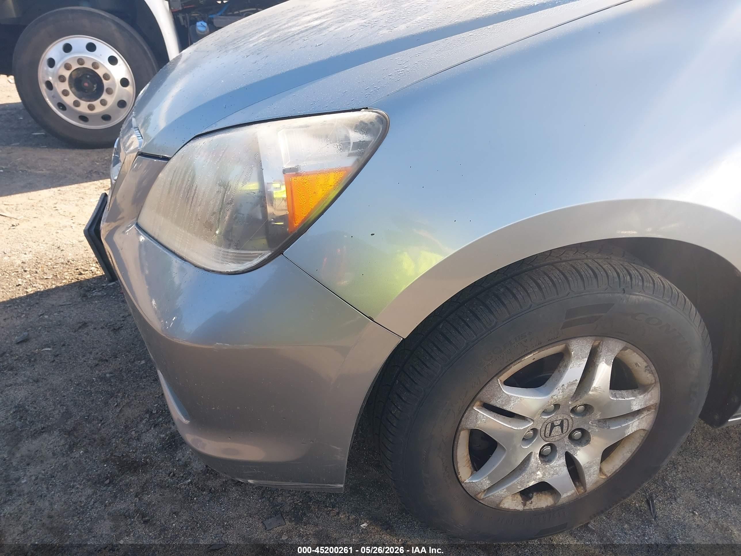2007 Honda Odyssey Ex-l Silver vin: 5FNRL38687B083651