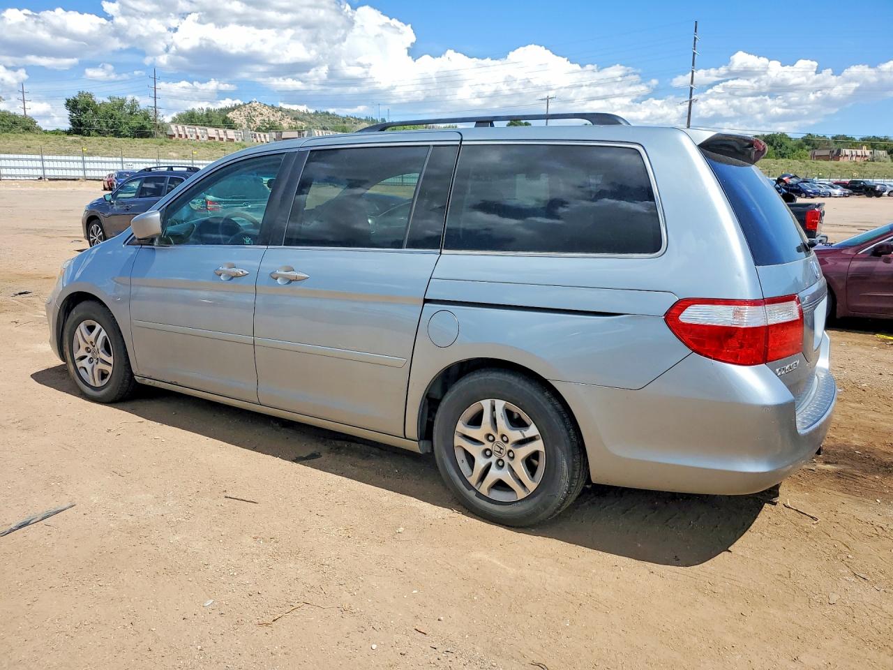2007 Honda Odyssey Exl Gray vin: 5FNRL38687B091314