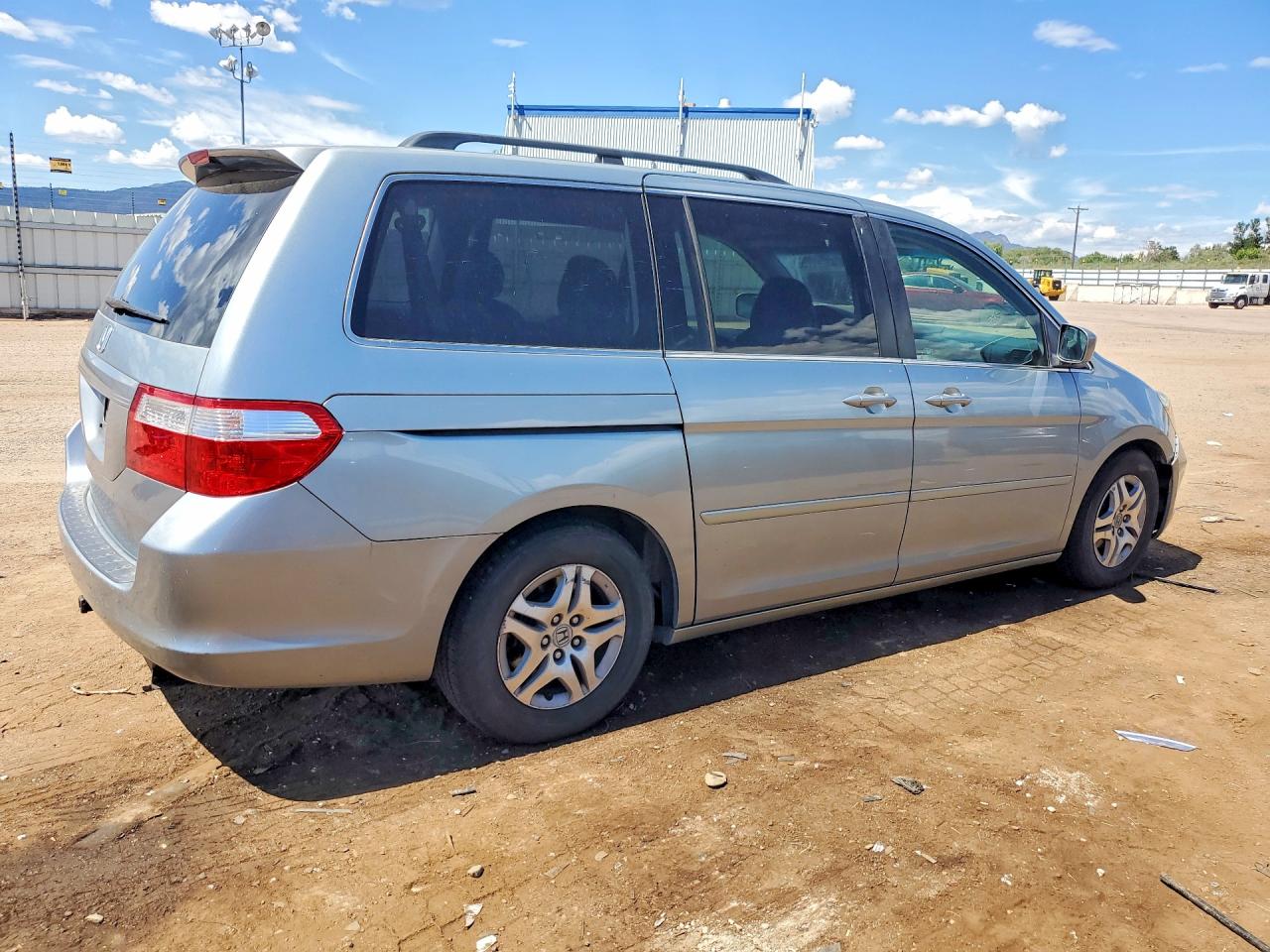 2007 Honda Odyssey Exl Gray vin: 5FNRL38687B091314