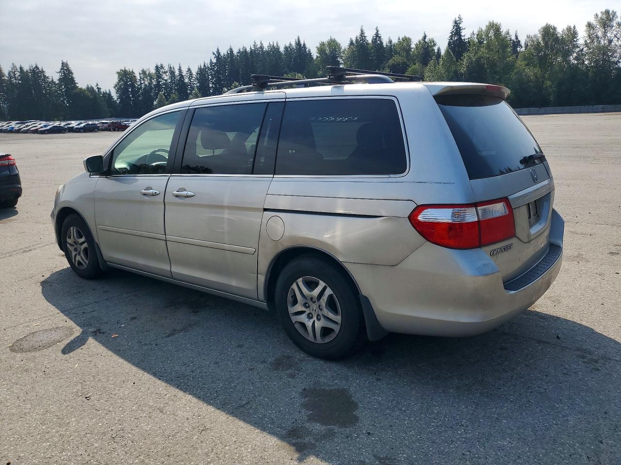 2007 Honda Odyssey Exl Silver vin: 5FNRL38687B404622