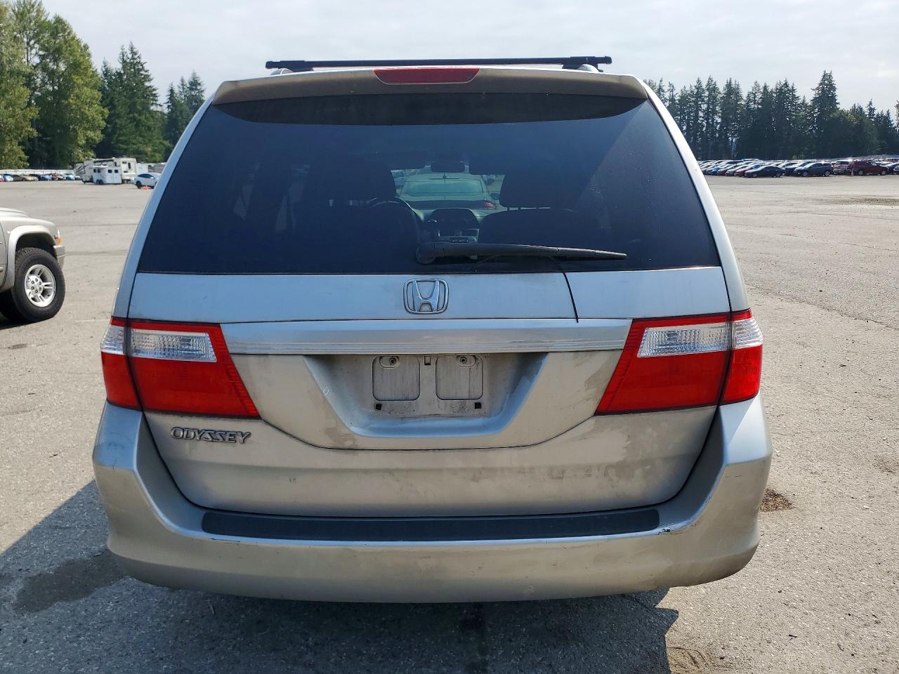 2007 Honda Odyssey Exl Silver vin: 5FNRL38687B404622