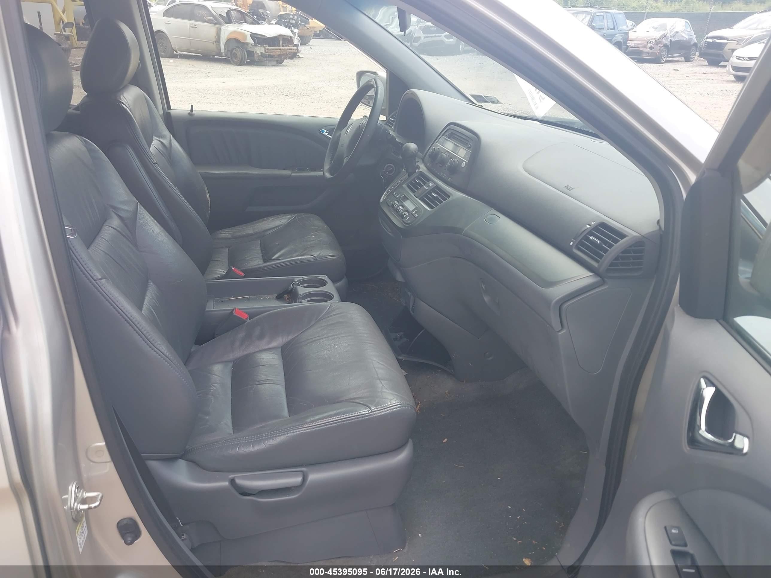 2007 Honda Odyssey Ex-l Silver vin: 5FNRL38687B407164