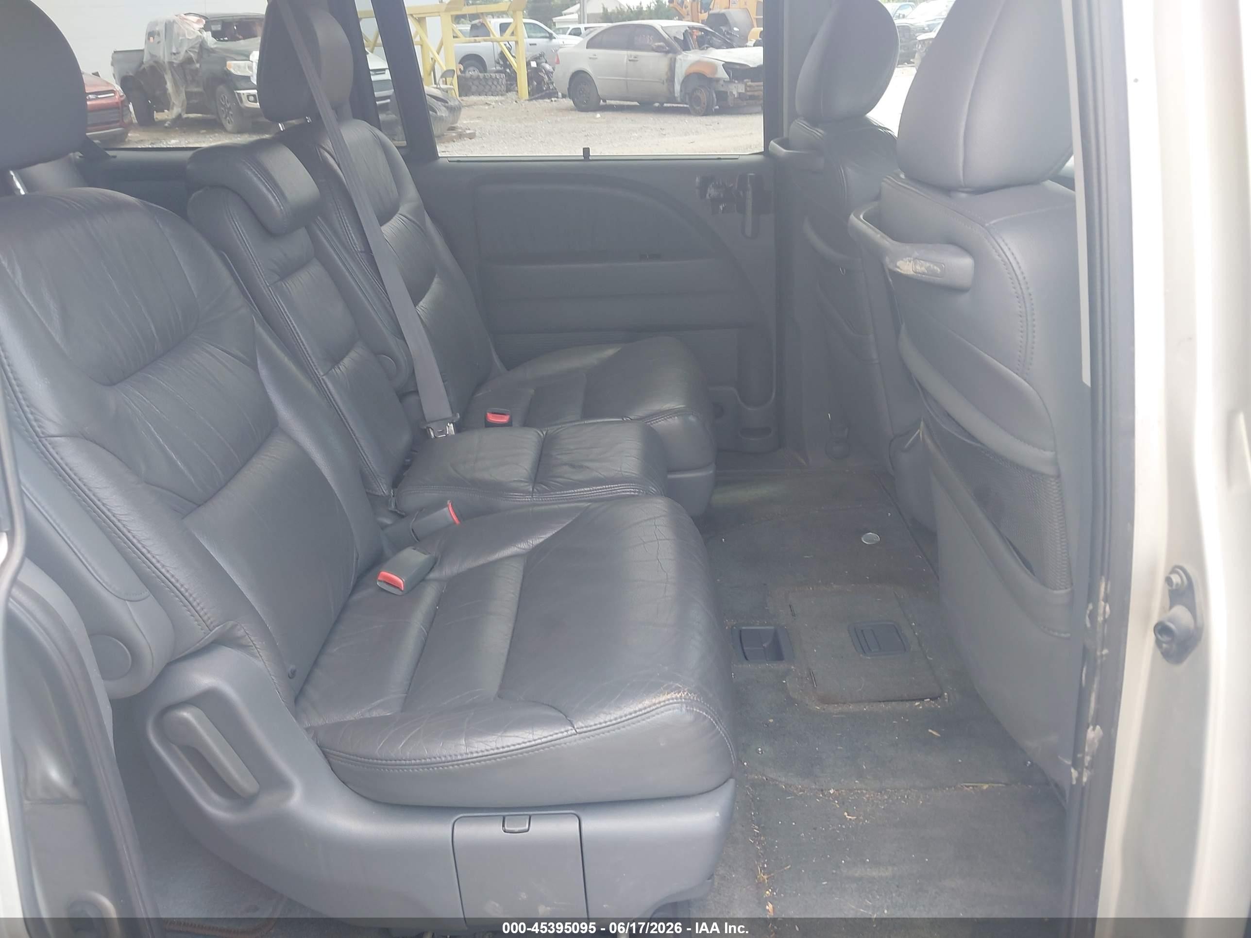 2007 Honda Odyssey Ex-l Silver vin: 5FNRL38687B407164