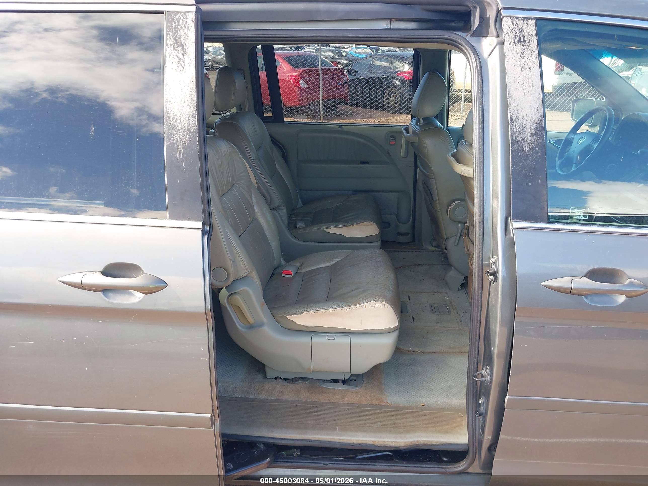 2007 Honda Odyssey Ex-l Серый vin: 5FNRL38687B421985
